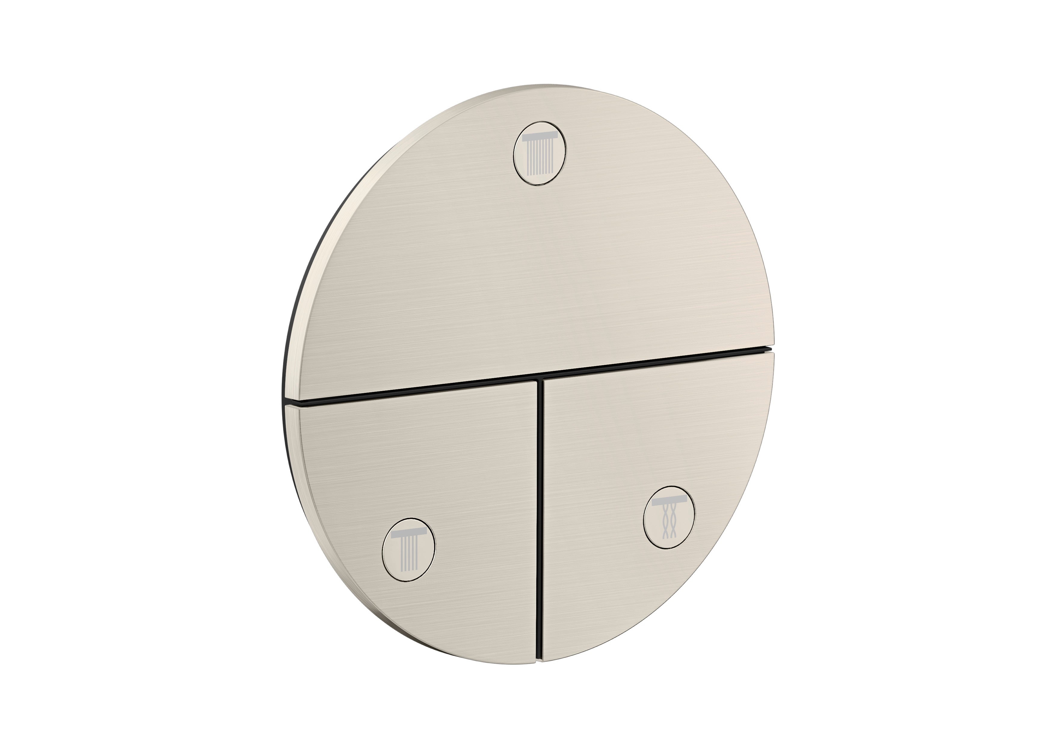 AXOR ShowerSelect ID Valve for concealed installation round for 3 functions