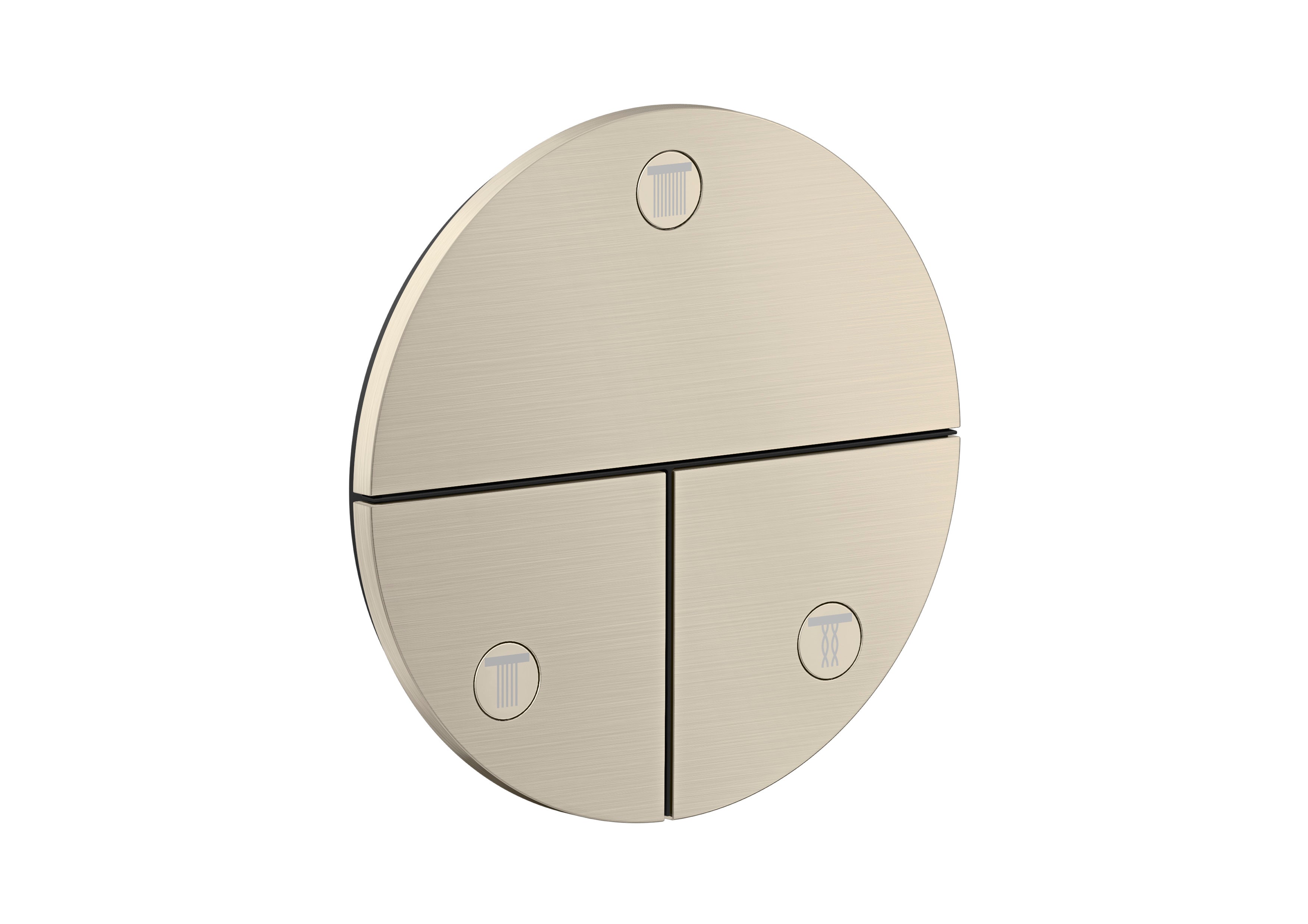 AXOR ShowerSelect ID Valve for concealed installation round for 3 functions