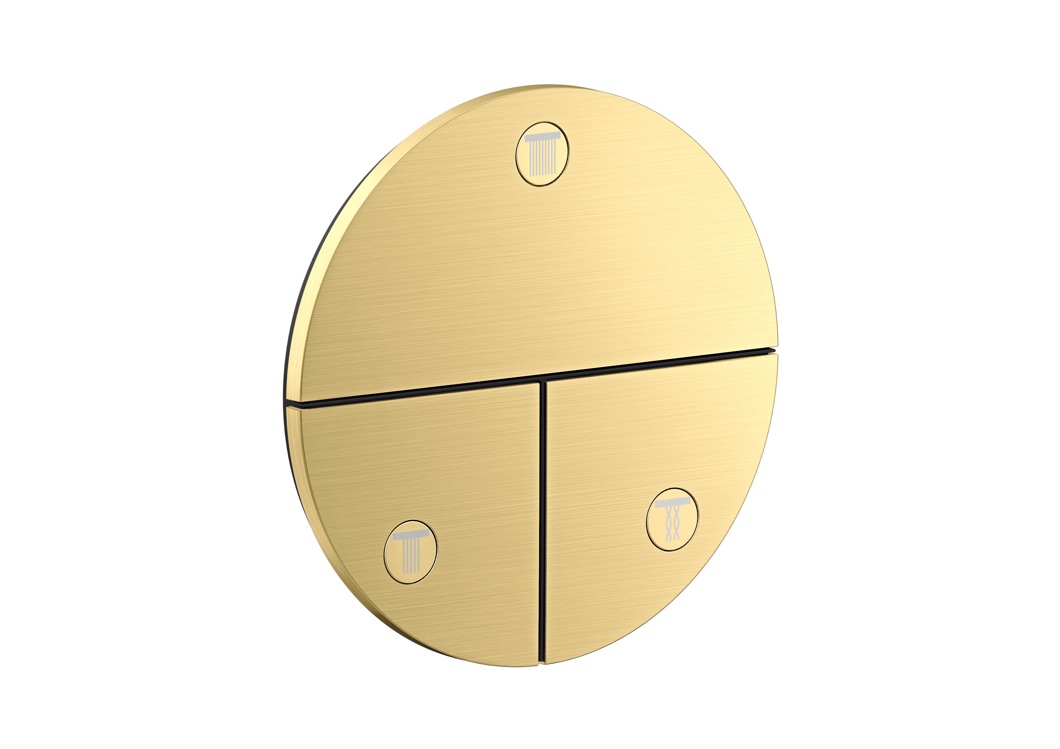 AXOR ShowerSelect ID Valve for concealed installation round for 3 functions