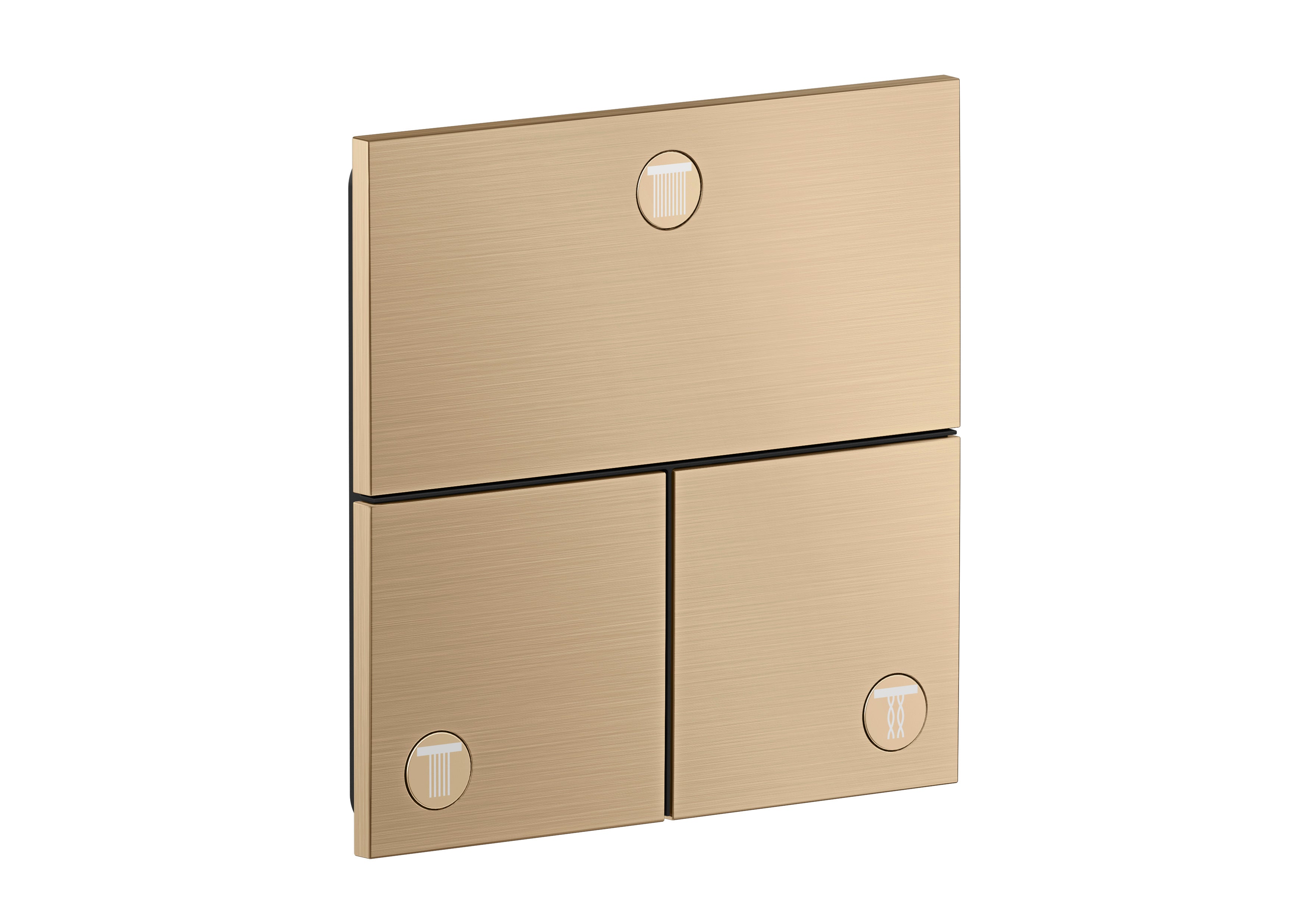 AXOR ShowerSelect ID Valve for concealed installation square for 3 functions