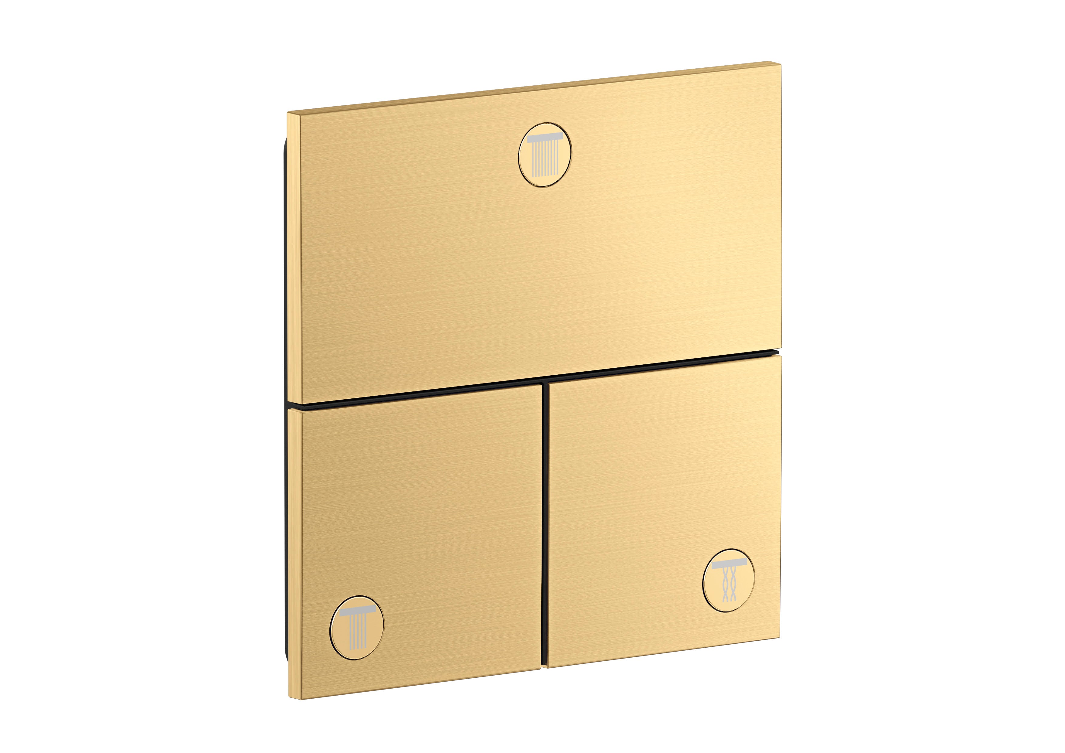 AXOR ShowerSelect ID Valve for concealed installation square for 3 functions