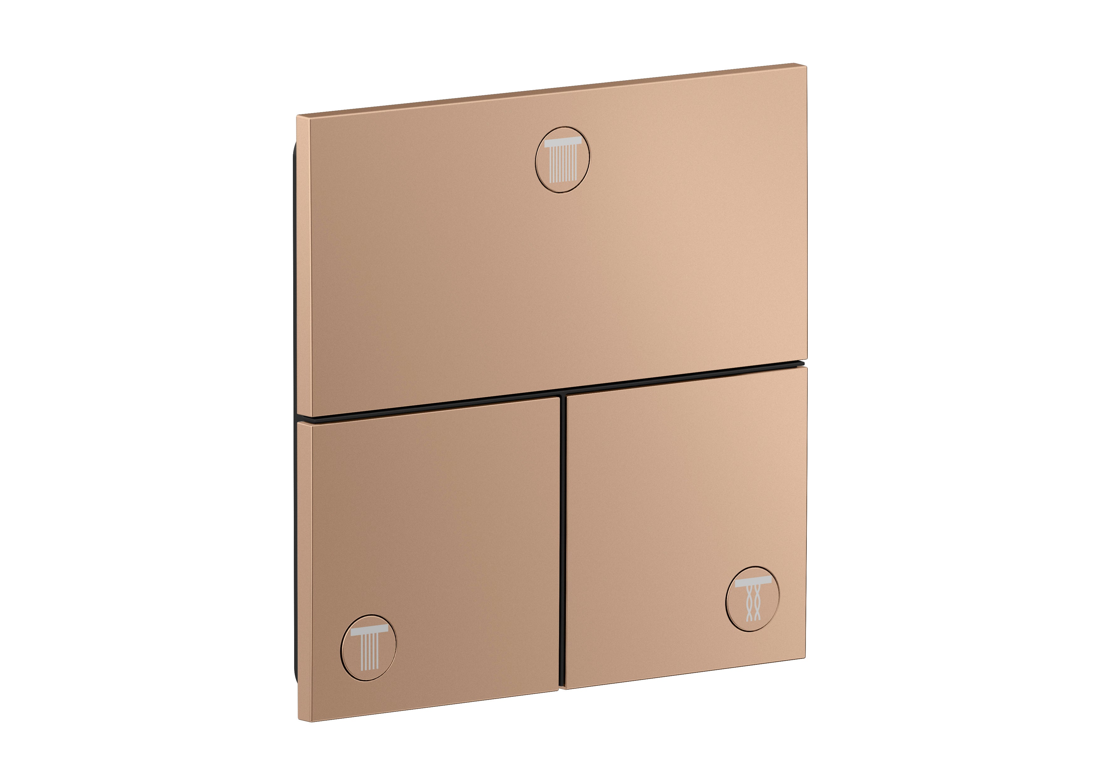 AXOR ShowerSelect ID Valve for concealed installation square for 3 functions