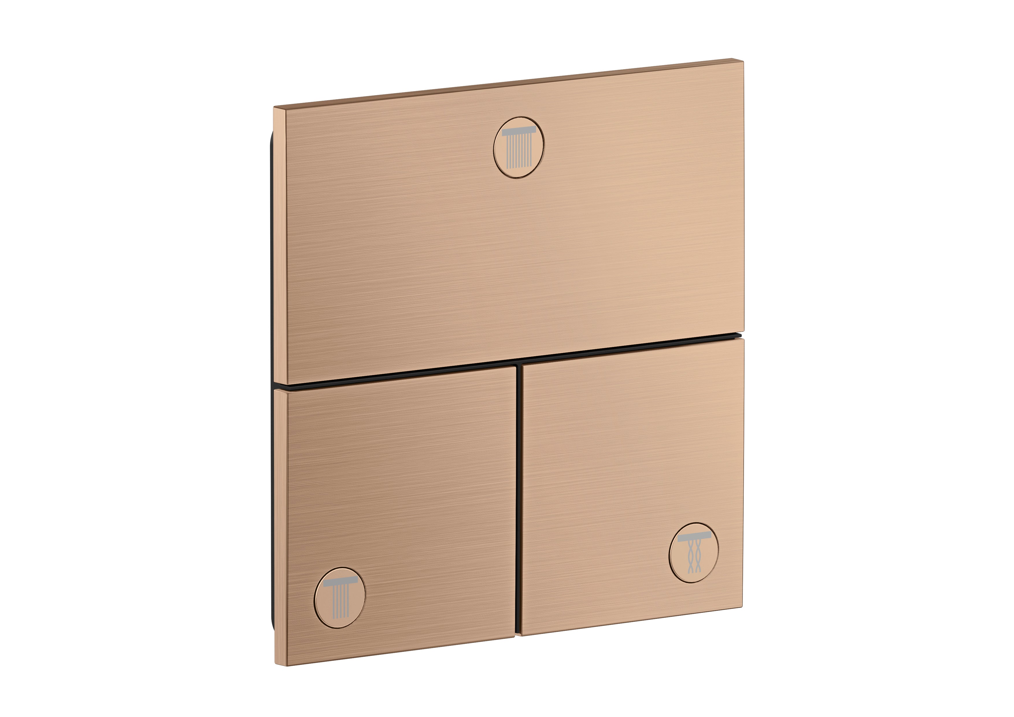 AXOR ShowerSelect ID Valve for concealed installation square for 3 functions