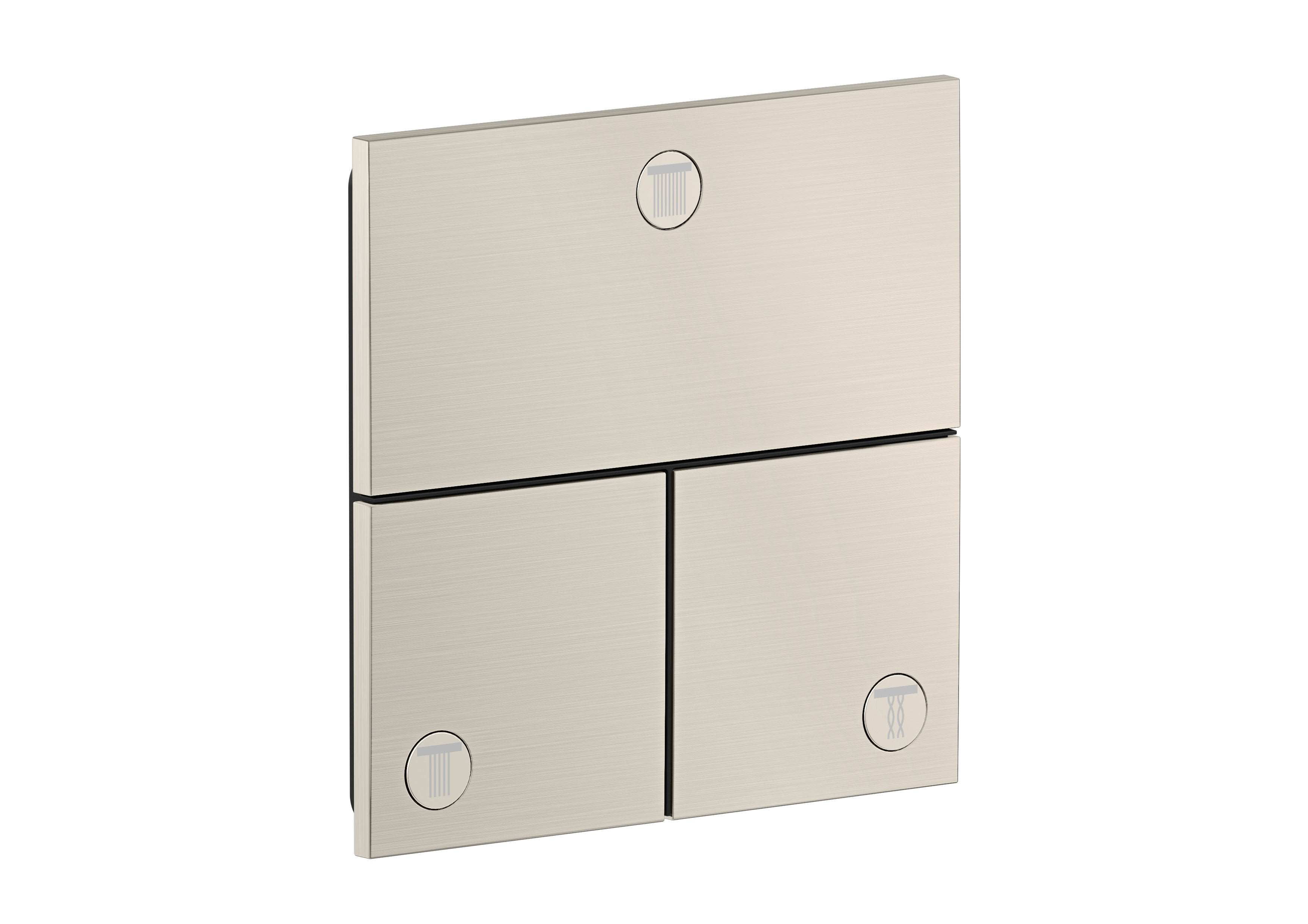 AXOR ShowerSelect ID Valve for concealed installation square for 3 functions