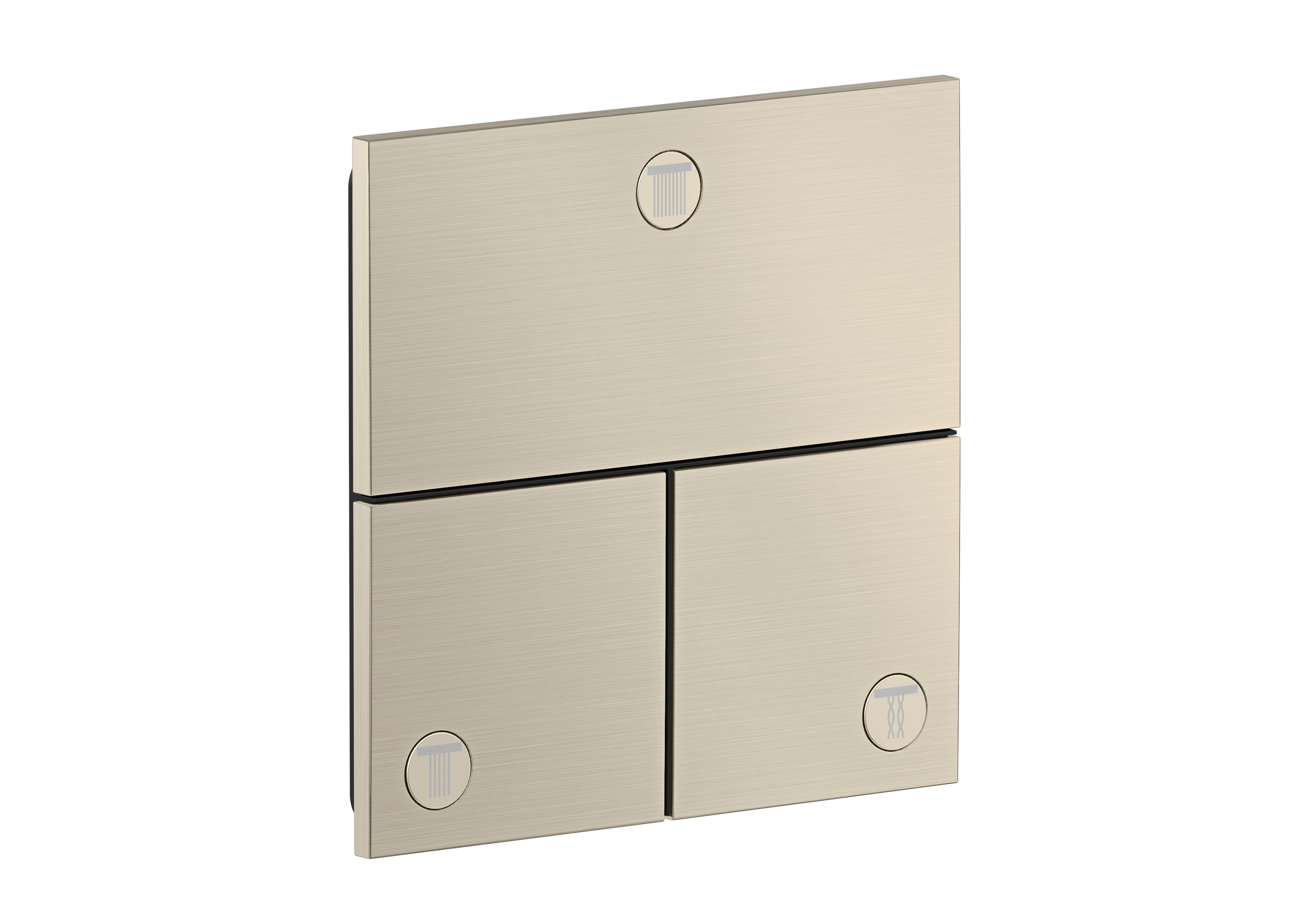 AXOR ShowerSelect ID Valve for concealed installation square for 3 functions