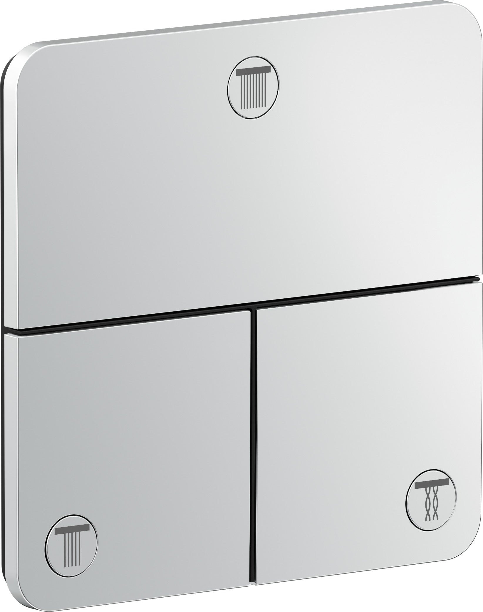 AXOR ShowerSelect ID Valve for concealed installation softsquare for 3 functions