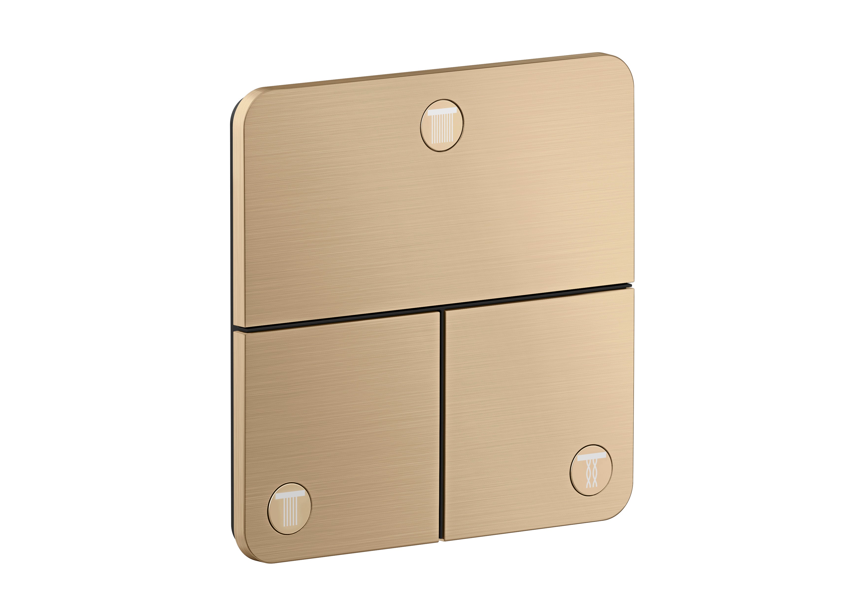 AXOR ShowerSelect ID Valve for concealed installation softsquare for 3 functions