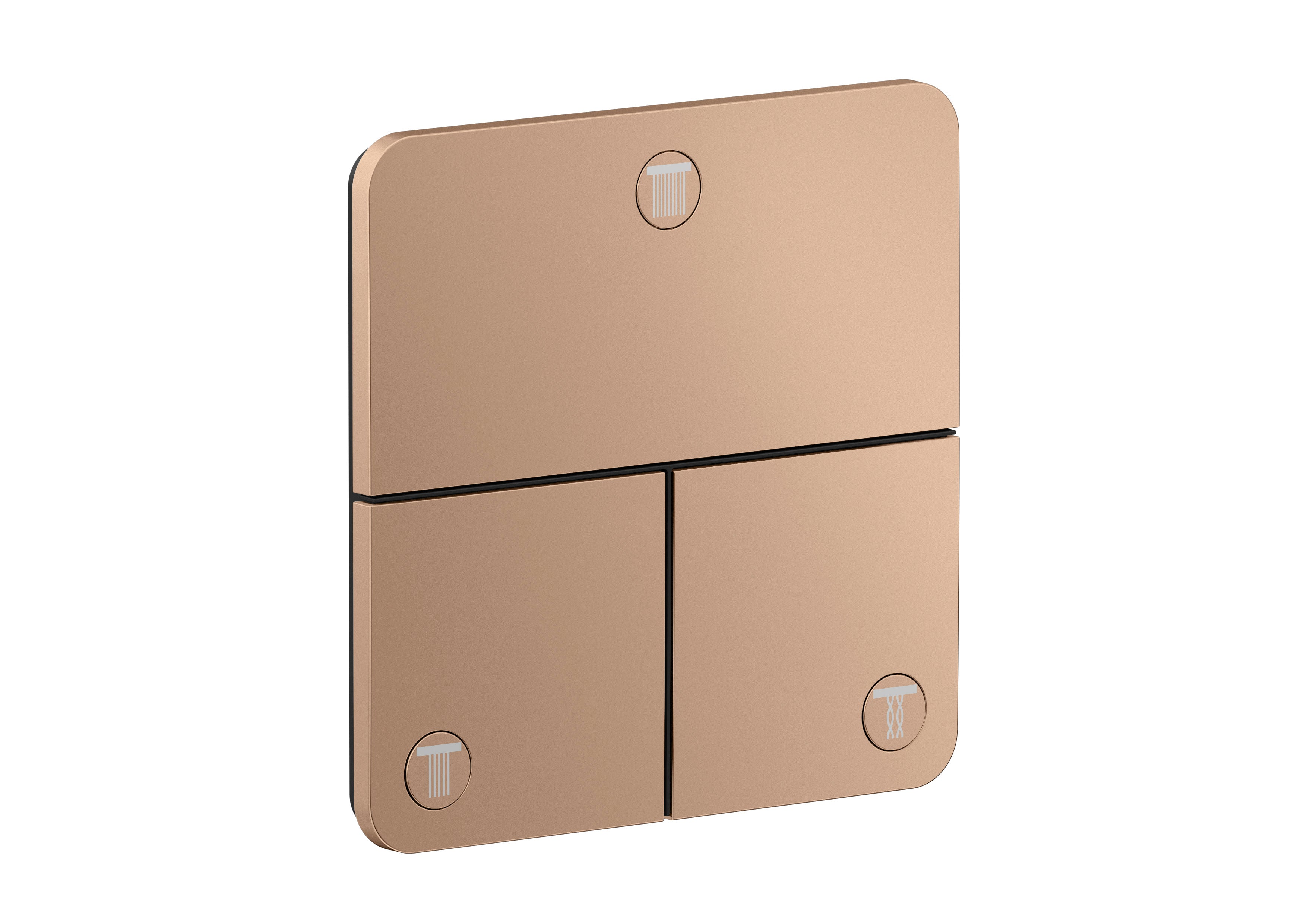 AXOR ShowerSelect ID Valve for concealed installation softsquare for 3 functions