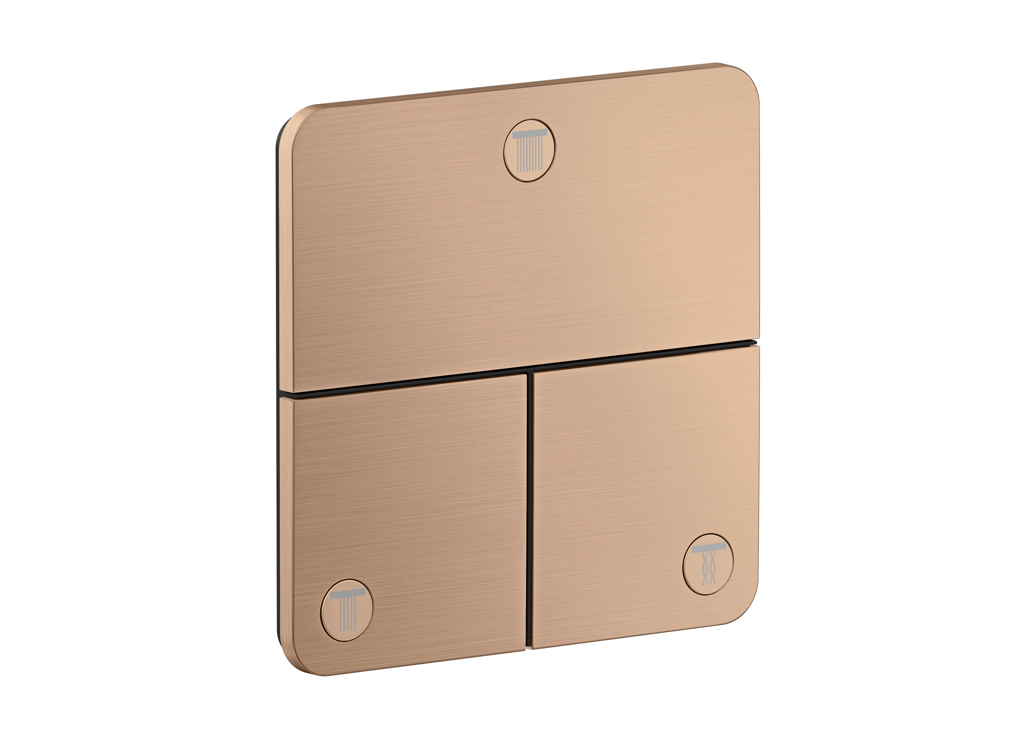 AXOR ShowerSelect ID Valve for concealed installation softsquare for 3 functions