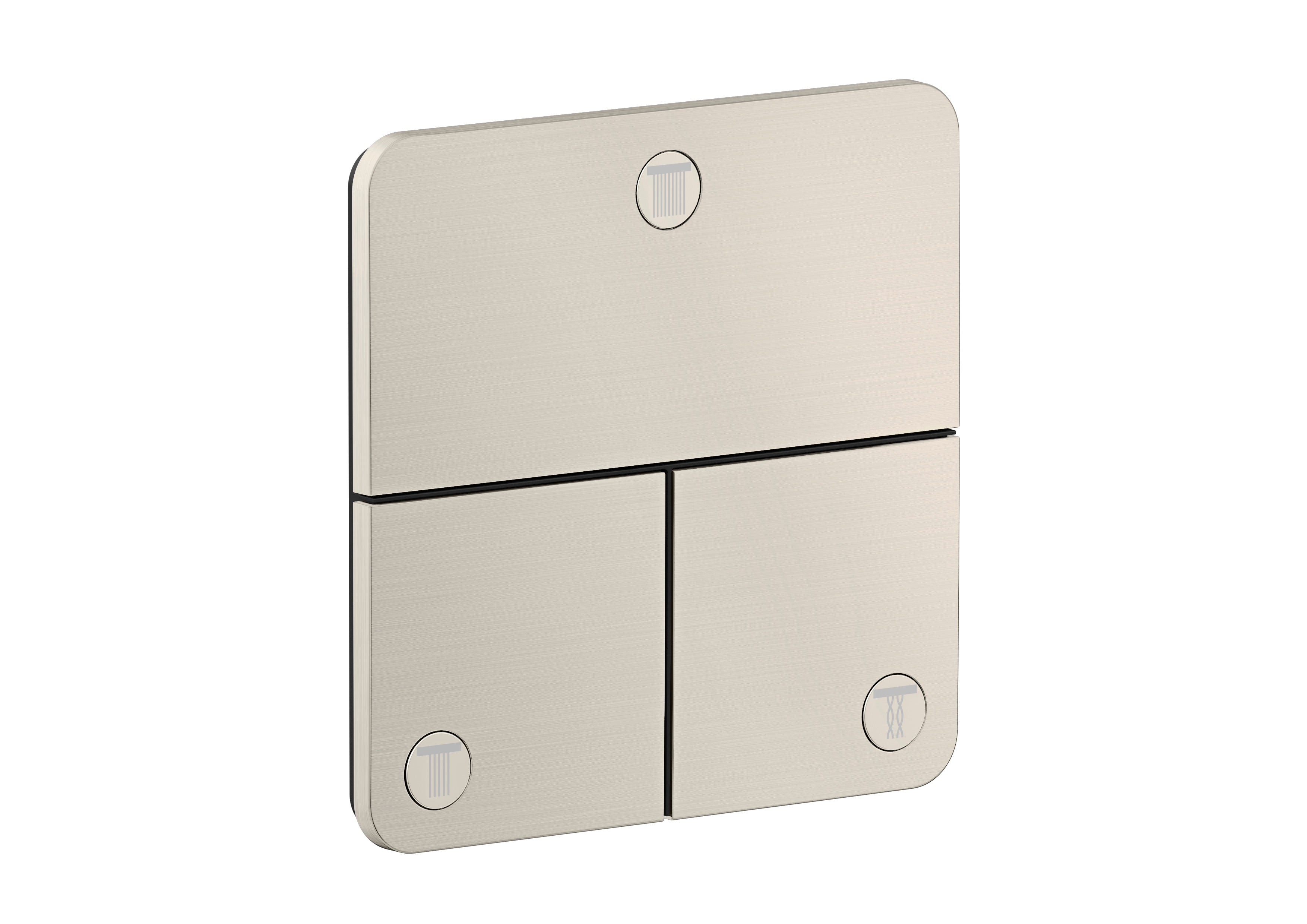 AXOR ShowerSelect ID Valve for concealed installation softsquare for 3 functions