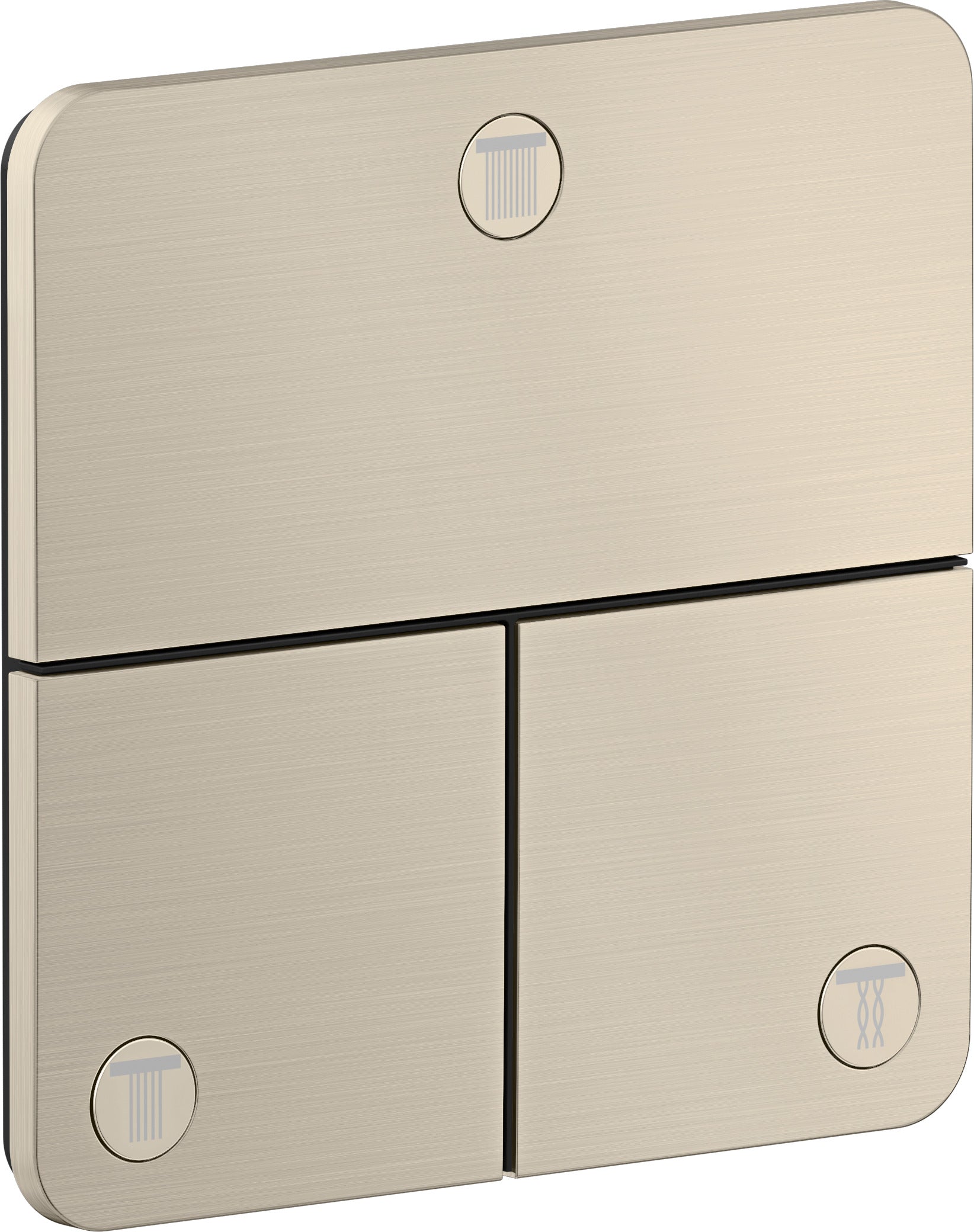 AXOR ShowerSelect ID Valve for concealed installation softsquare for 3 functions