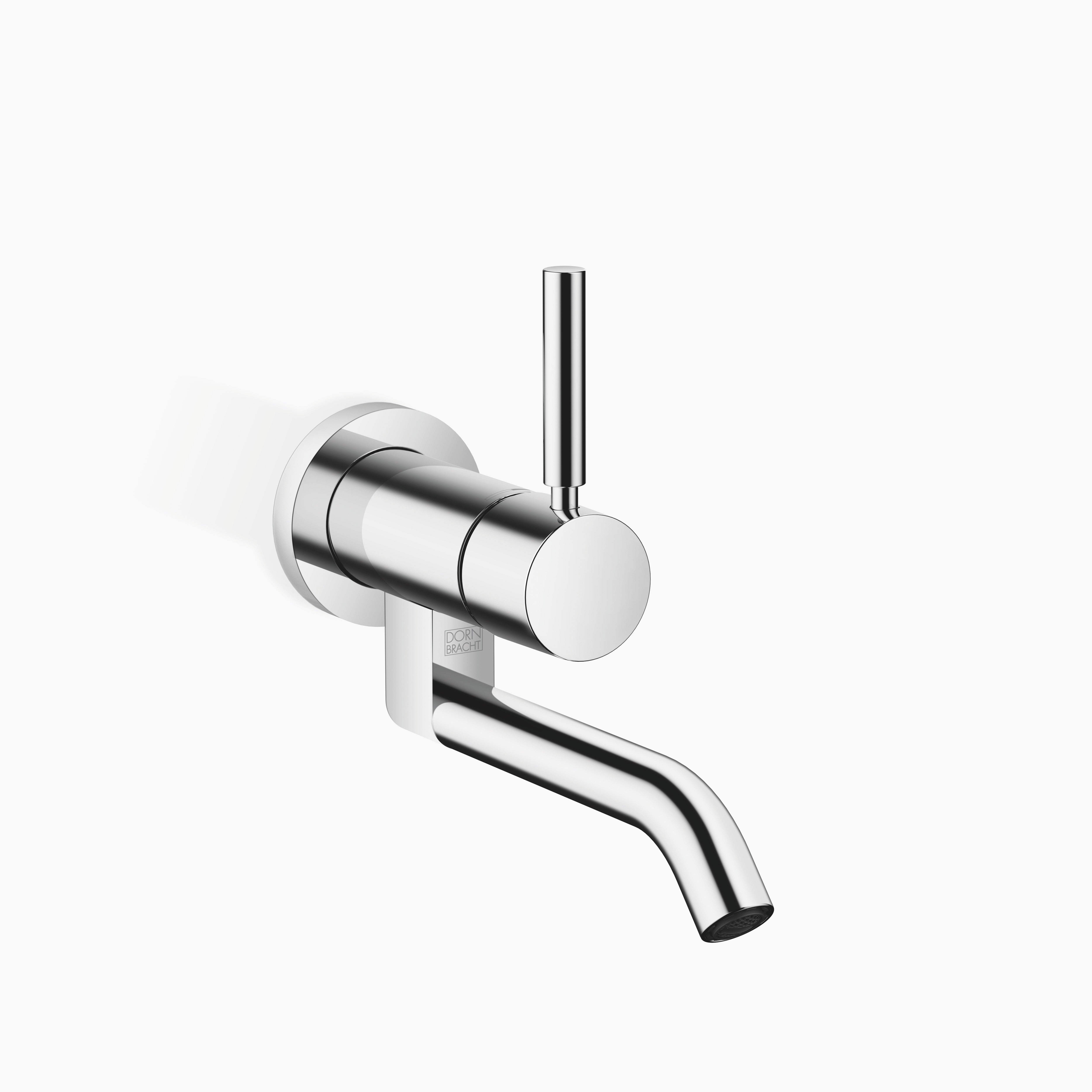 Meta Wall Mounted Single Lever Basin Mixer Without Pop Up Waste Chrome