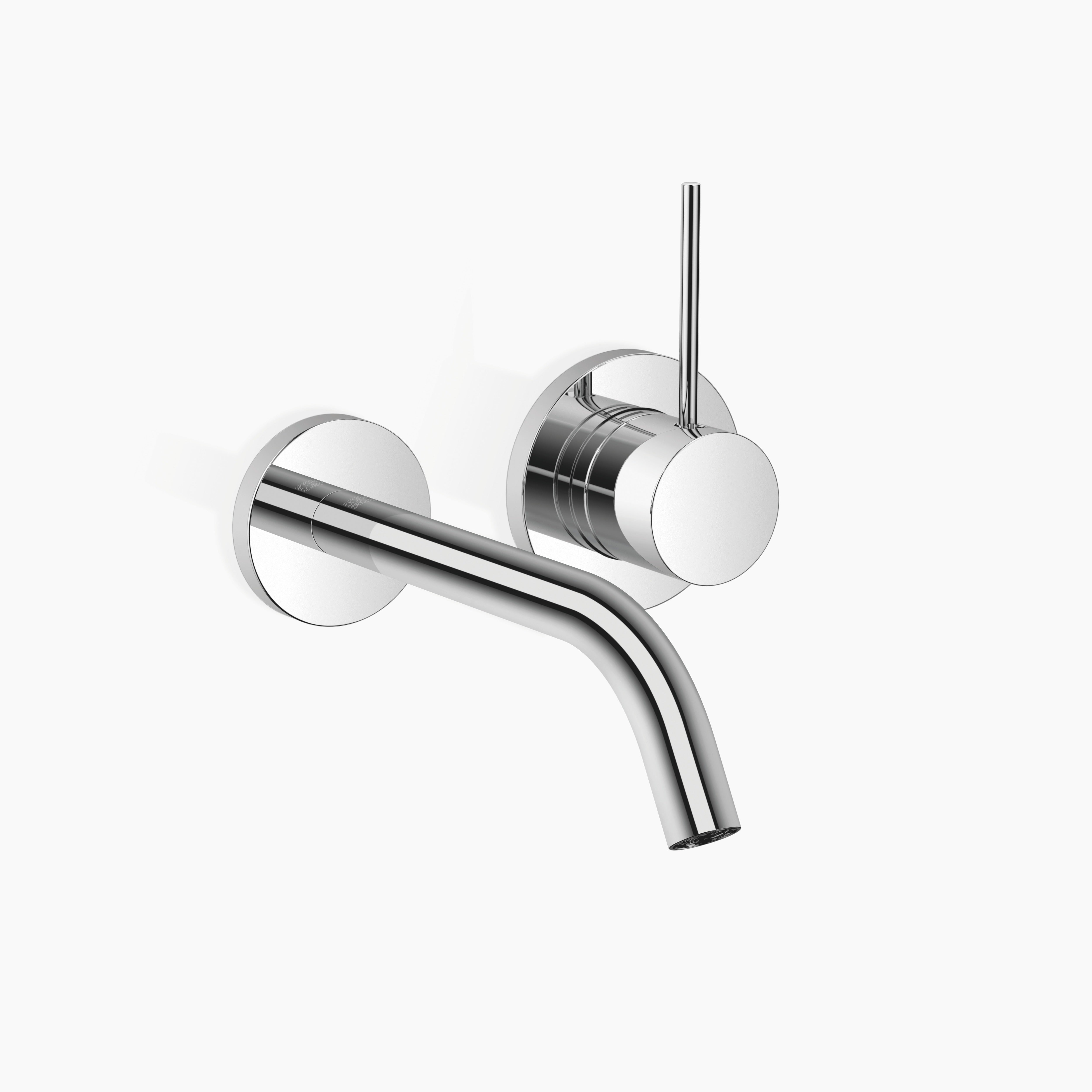 Meta Meta Slim Wall Mounted Single Lever Basin Mixer Without Pop Up Waste Chrome