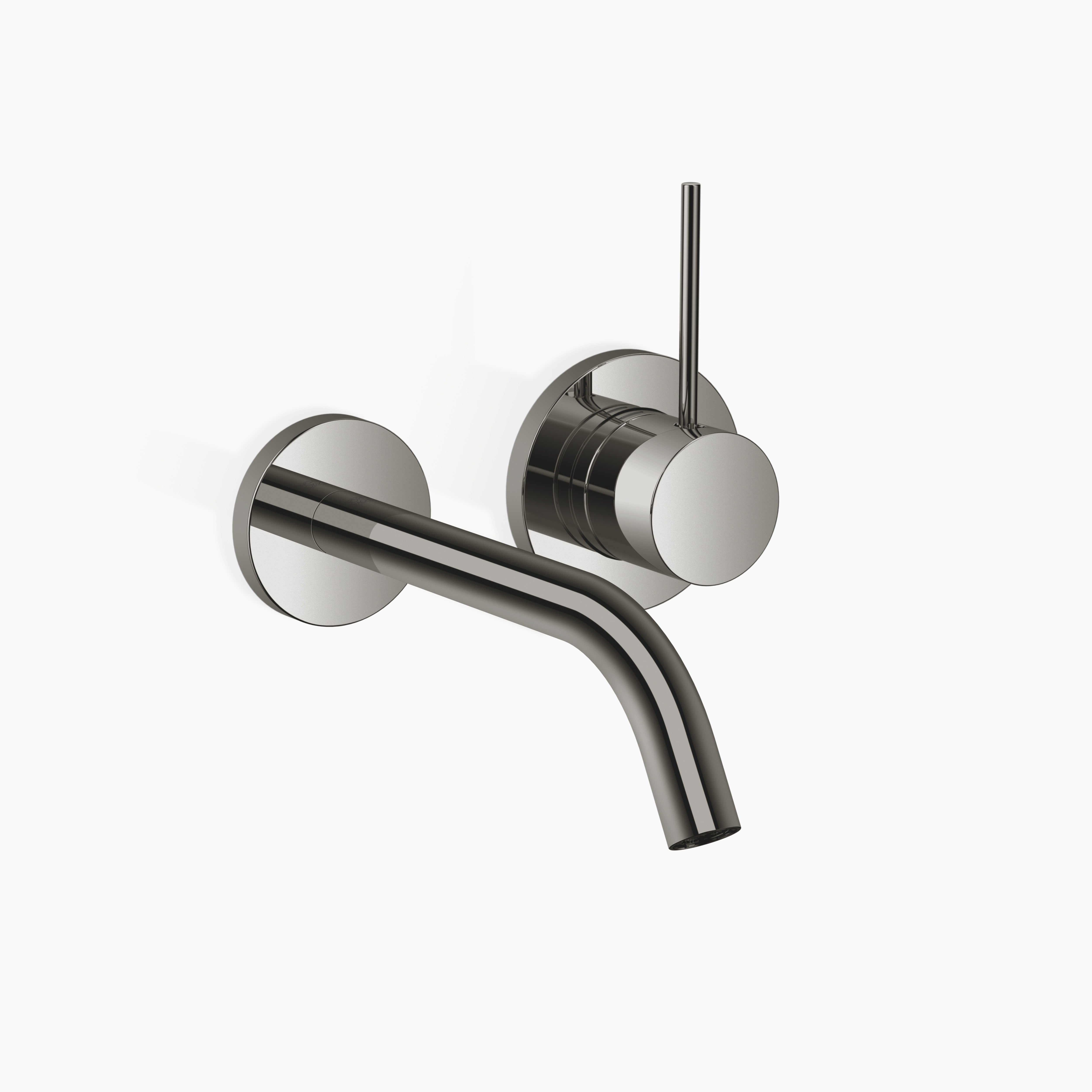 Meta Meta Slim Wall Mounted Single Lever Basin Mixer Without Pop Up Waste Chrome