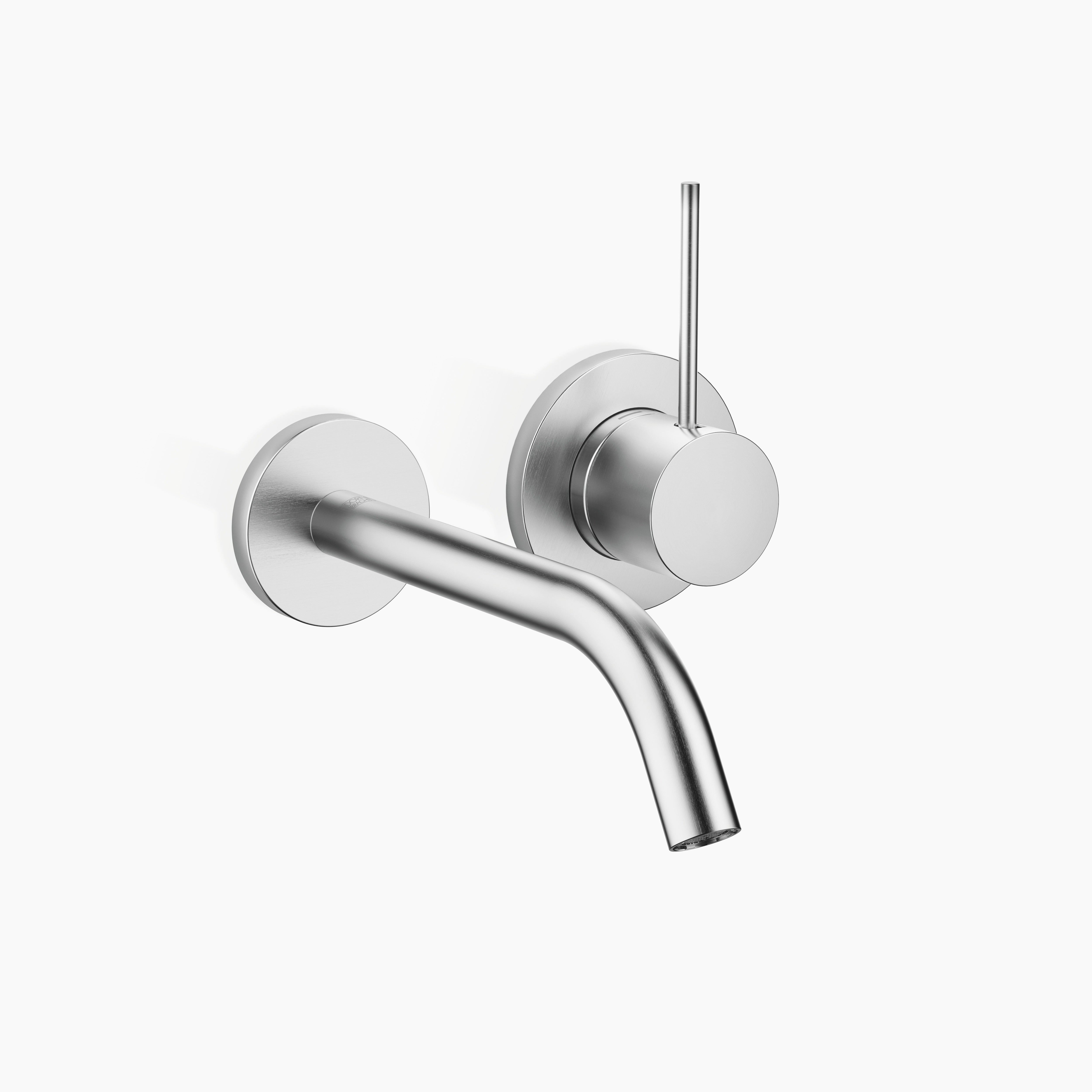 Meta Meta Slim Wall Mounted Single Lever Basin Mixer Without Pop Up Waste Chrome