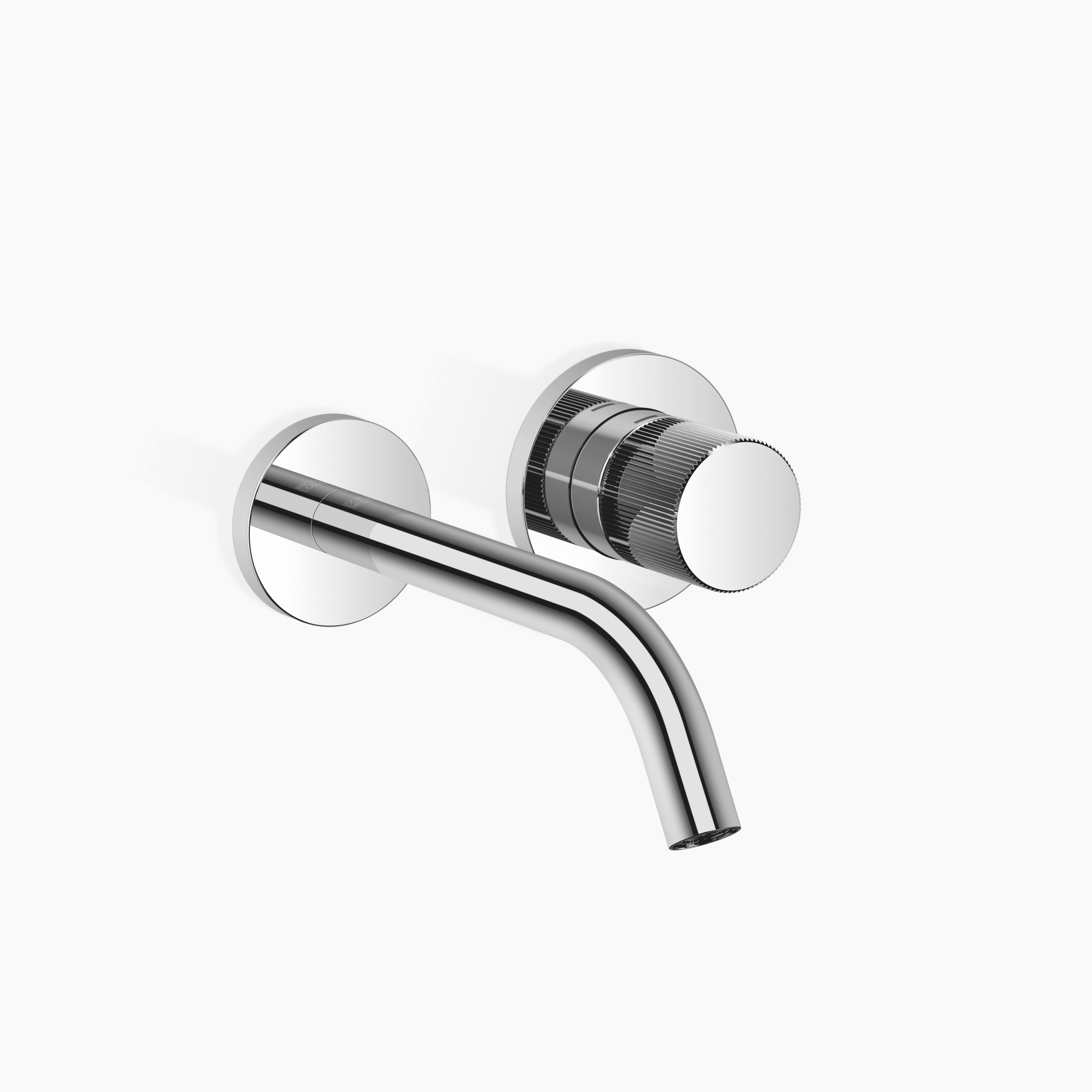 Meta Meta Pure Wall Mounted Single Lever Basin Mixer Without Pop Up Waste Chrome