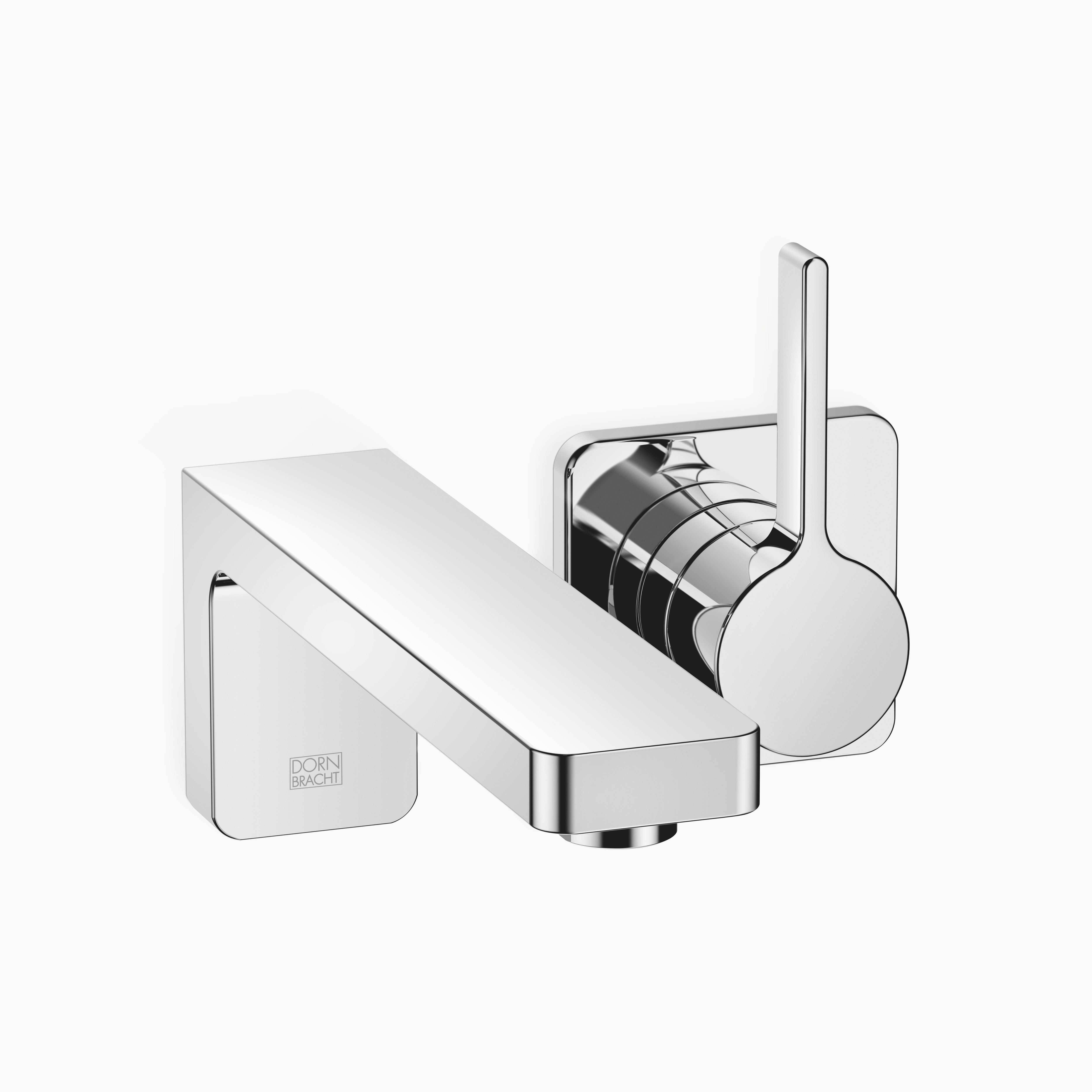 Lulu Wall Mounted Single Lever Basin Mixer Without Pop Up Waste Chrome