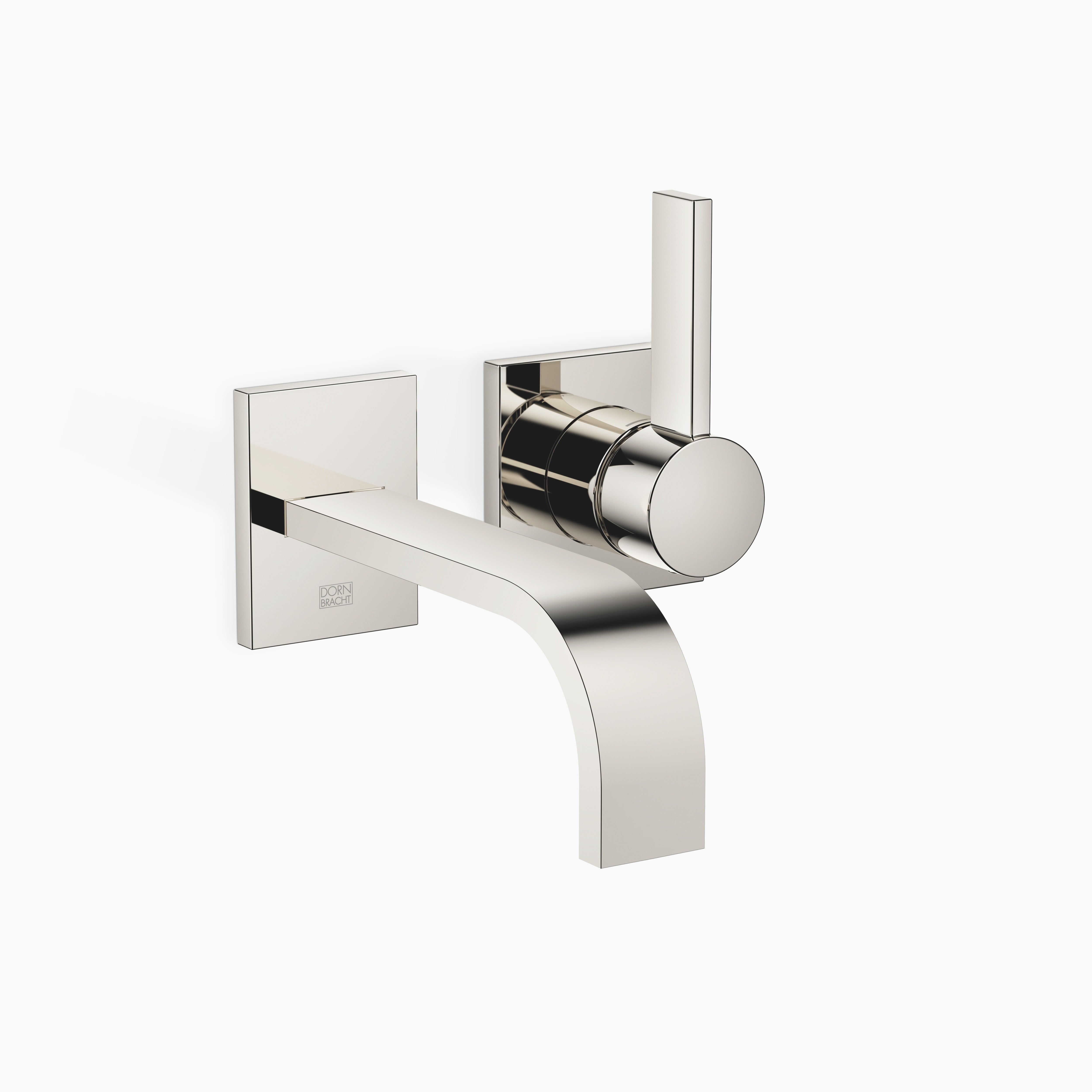 Mem Wall Mounted Single Lever Basin Mixer Without Pop Up Waste Chrome II