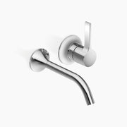 Vaia Wall Mounted Single Lever Basin Mixer Without Pop Up Waste Chrome