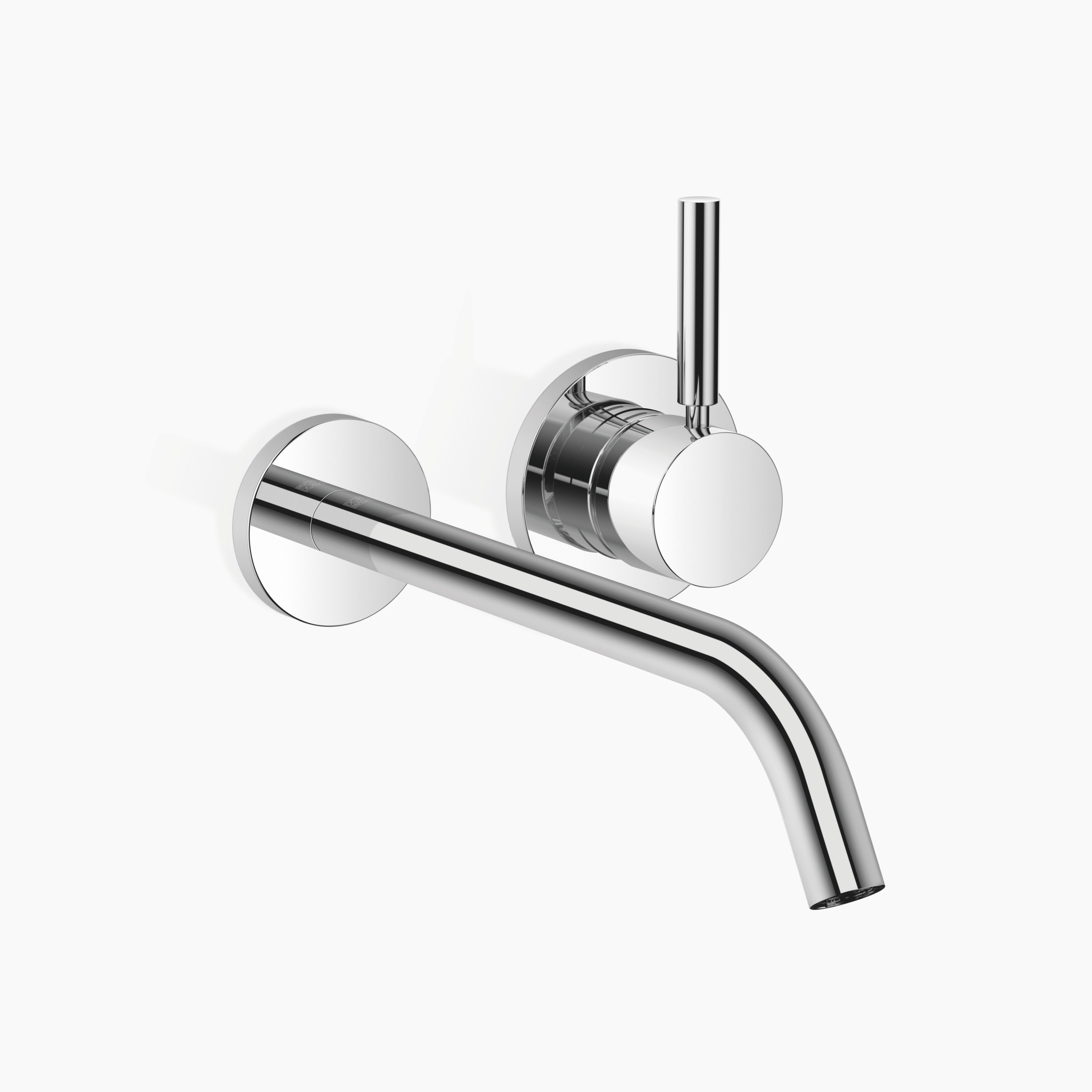 Meta Wall Mounted Single Lever Basin Mixer Without Pop Up Waste Chrome III