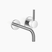 Meta Wall Mounted Single Lever Basin Mixer With Individual Rosettes Chrome