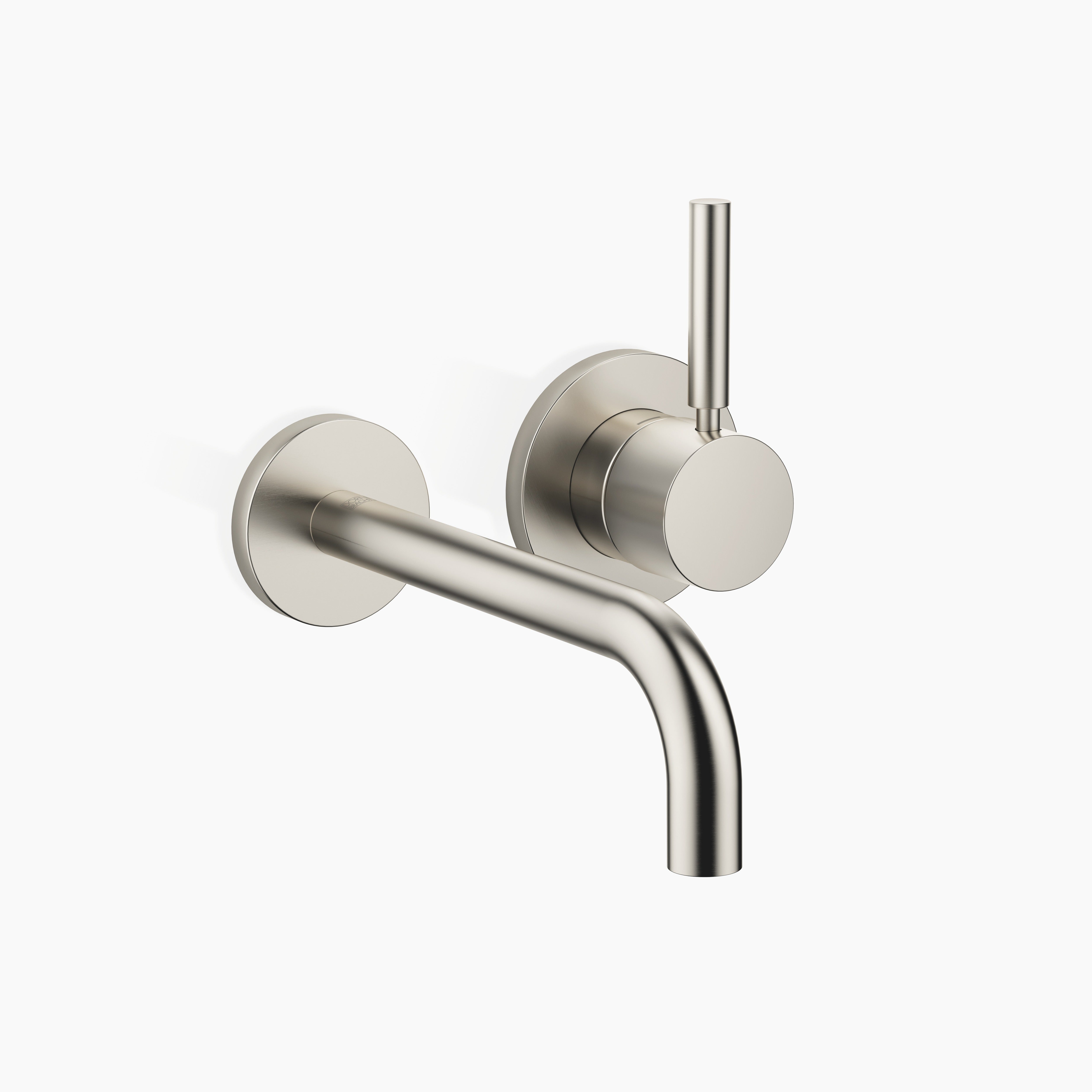 Meta Wall Mounted Single Lever Basin Mixer With Individual Rosettes Chrome