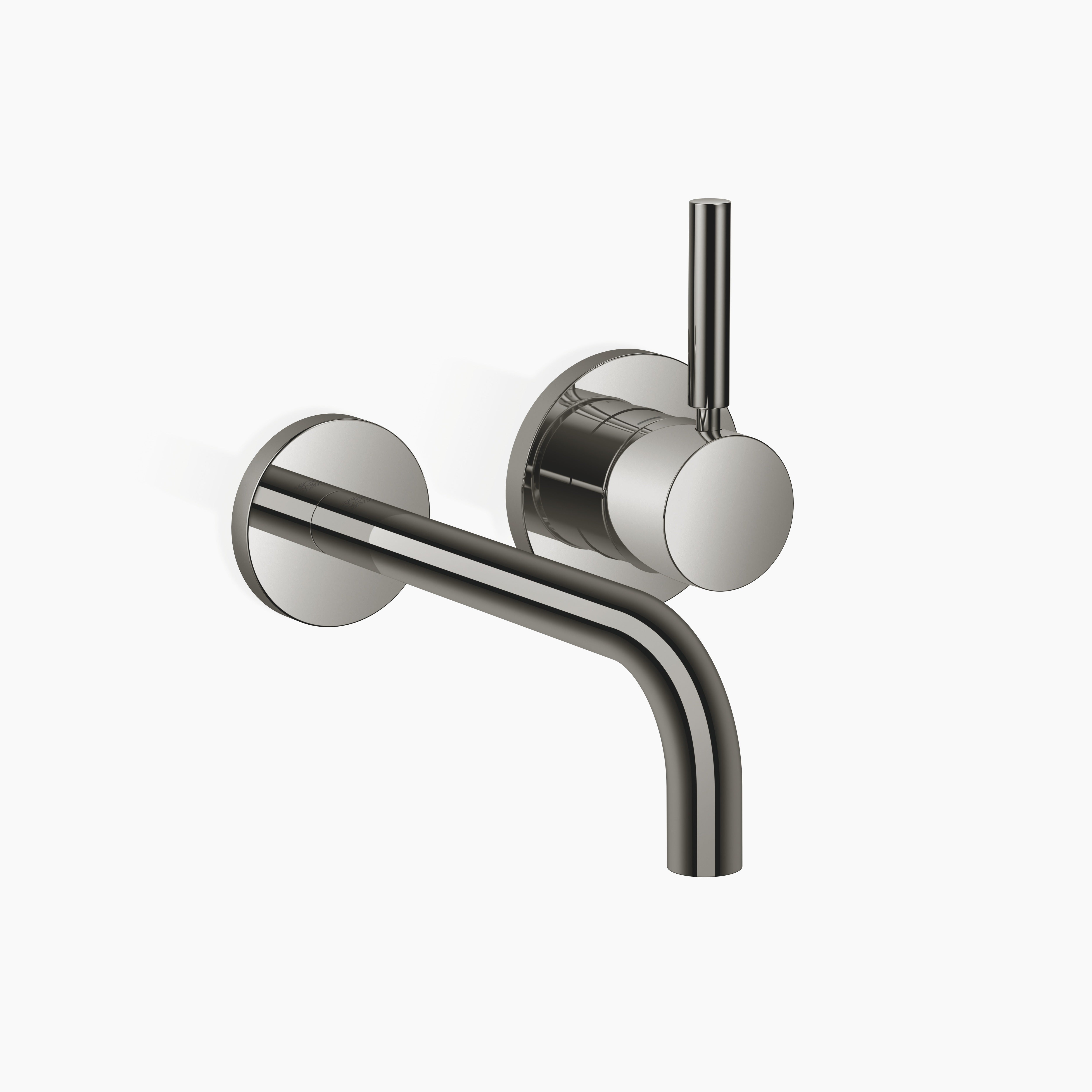 Meta Wall Mounted Single Lever Basin Mixer With Individual Rosettes Chrome