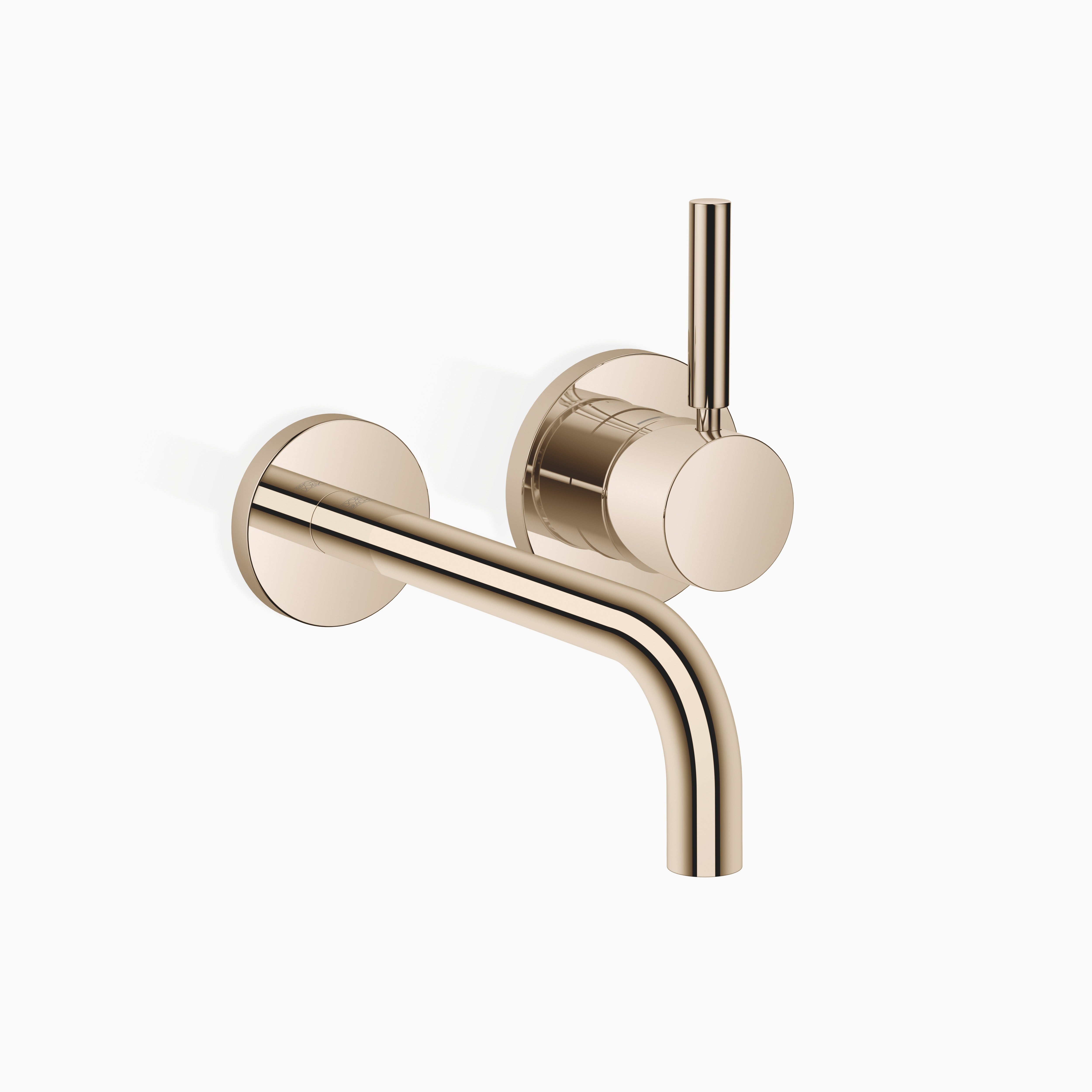 Meta Wall Mounted Single Lever Basin Mixer With Individual Rosettes Chrome