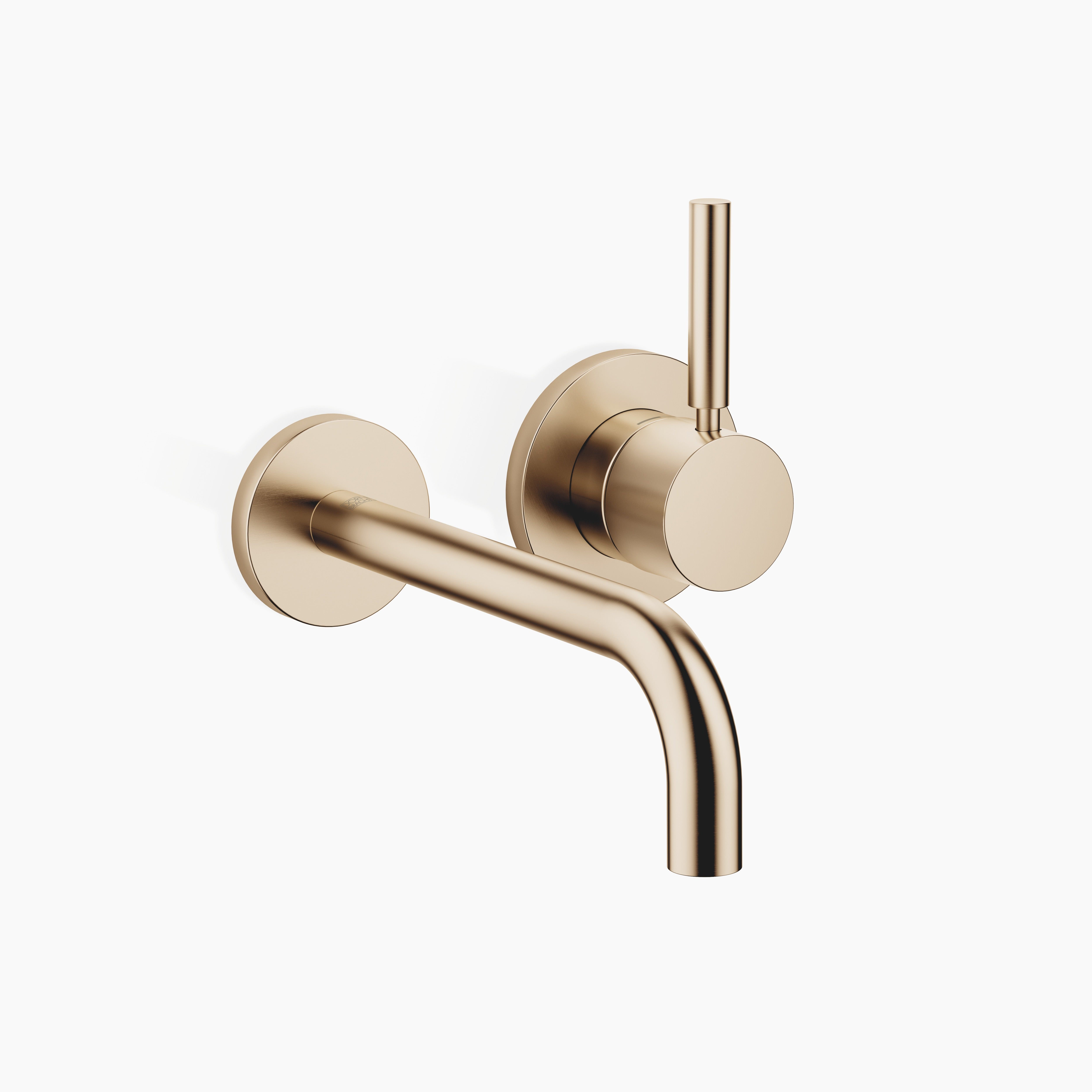 Meta Wall Mounted Single Lever Basin Mixer With Individual Rosettes Chrome
