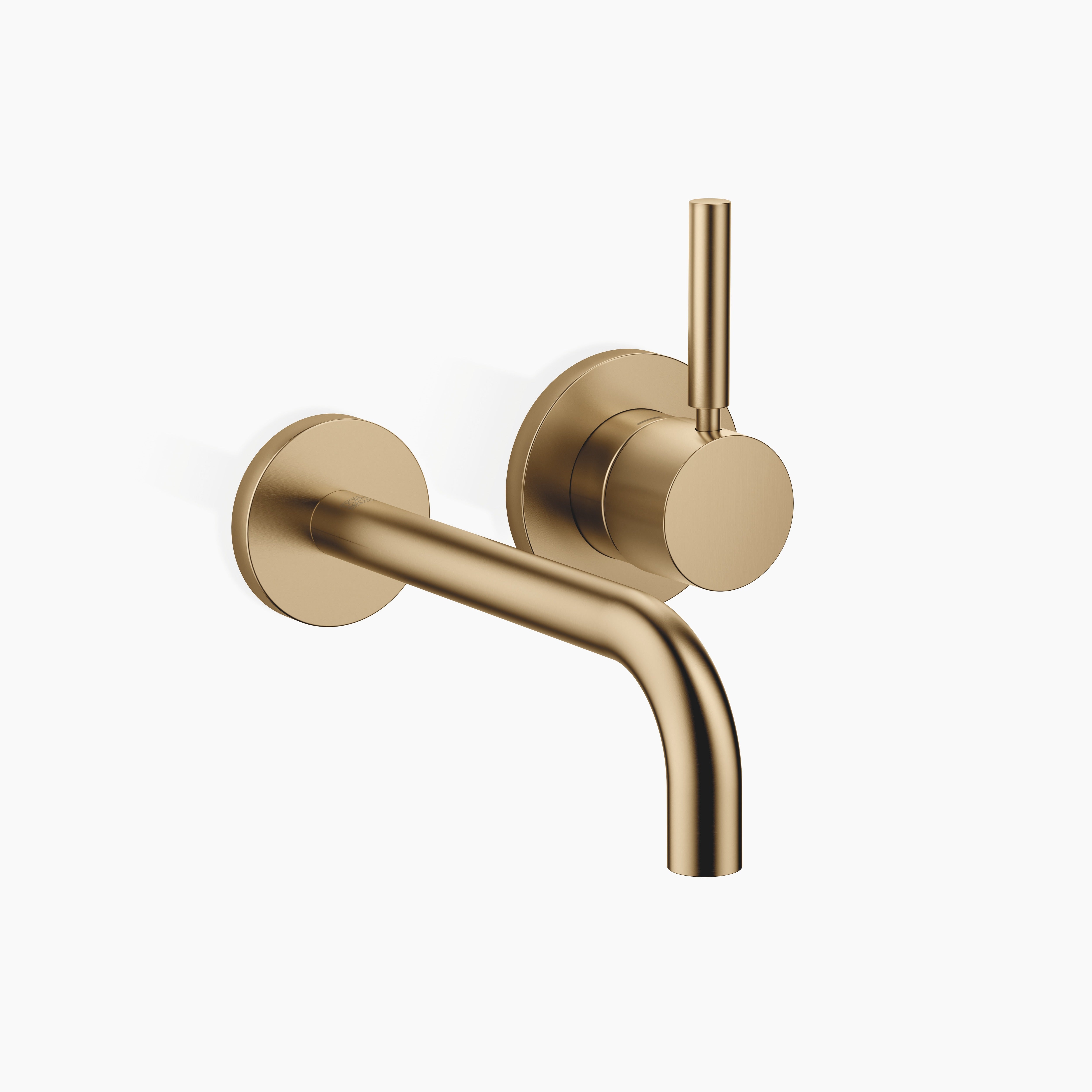 Meta Wall Mounted Single Lever Basin Mixer With Individual Rosettes Chrome