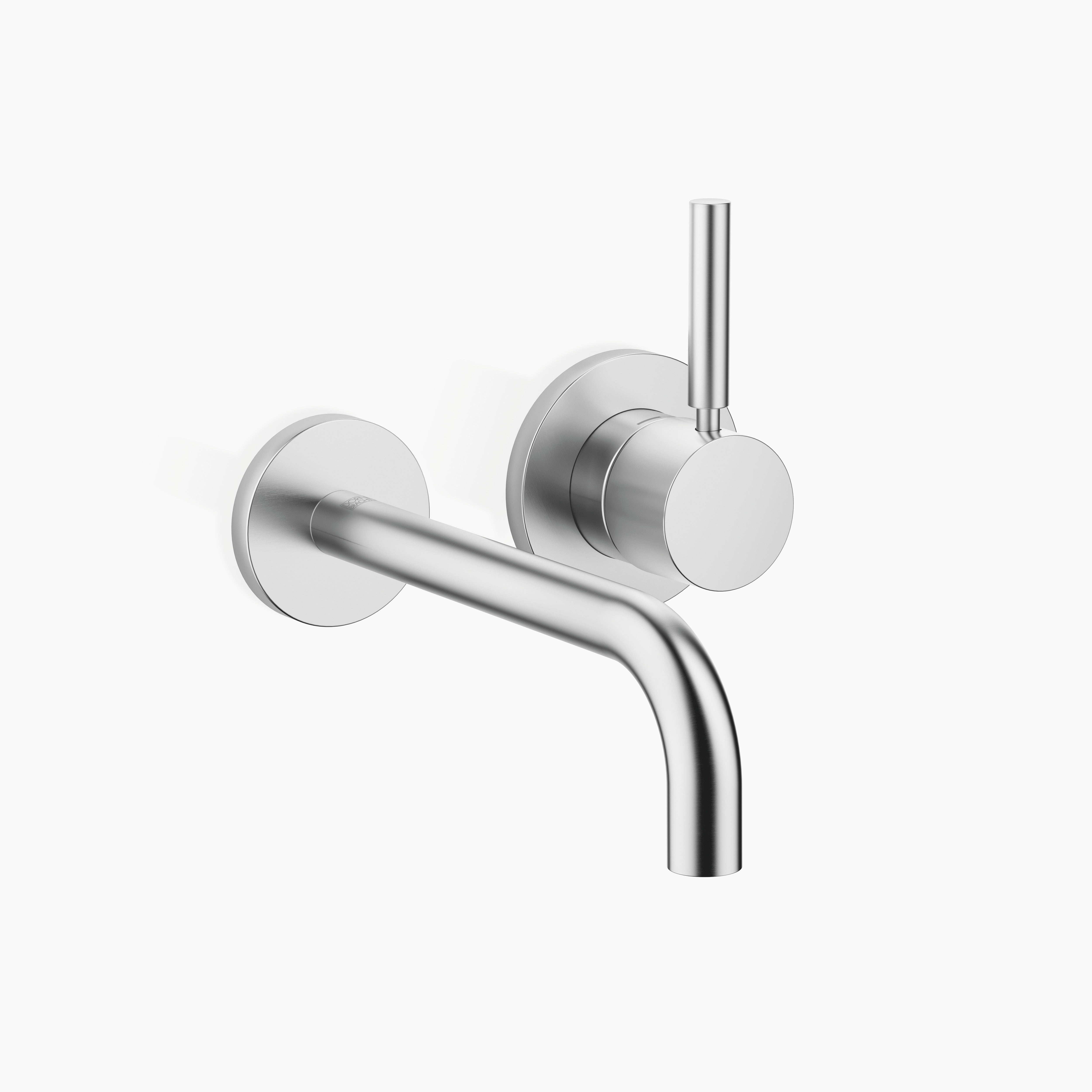 Meta Wall Mounted Single Lever Basin Mixer With Individual Rosettes Chrome