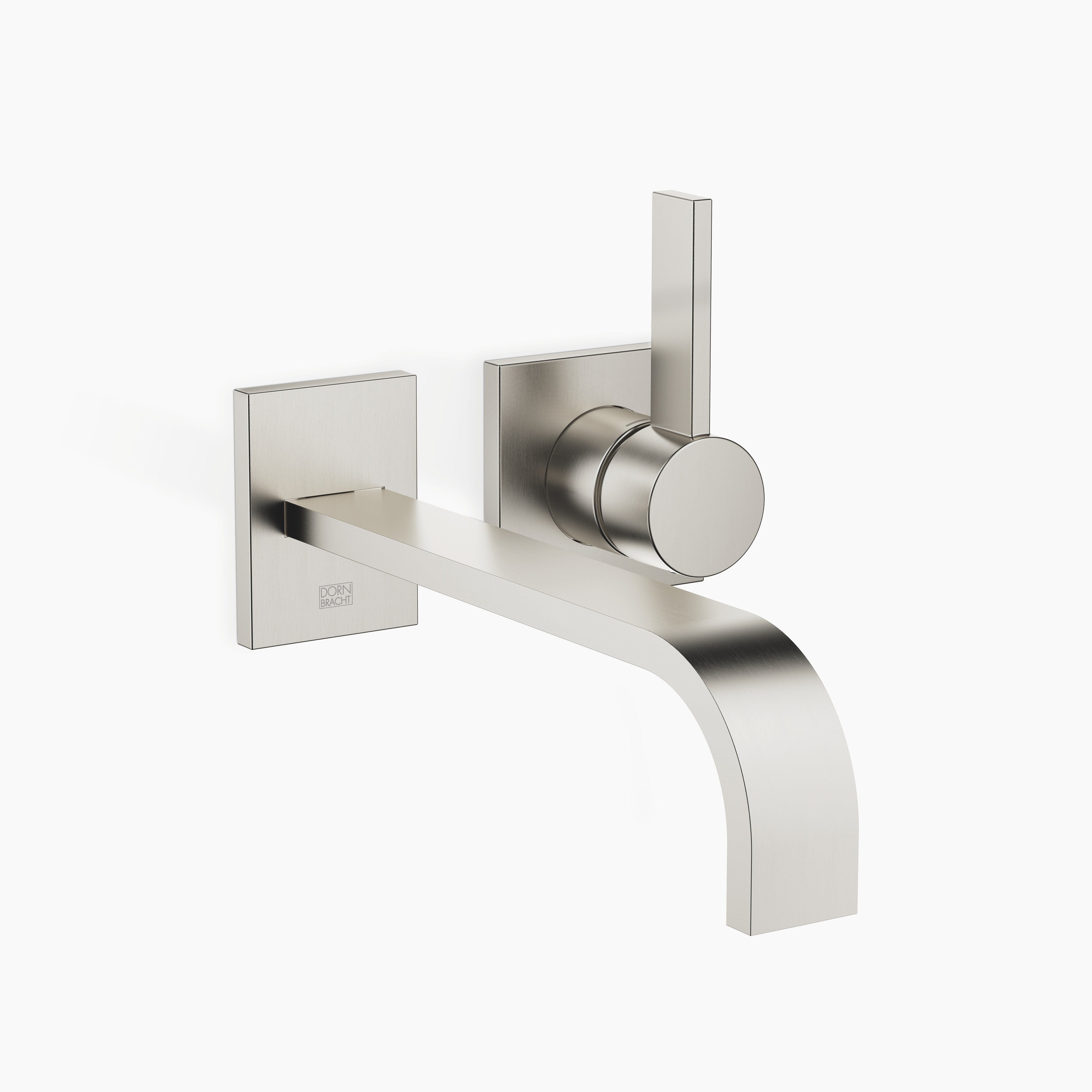 Mem Wall Mounted Single Lever Basin Mixer Without Pop Up Waste Chrome IV