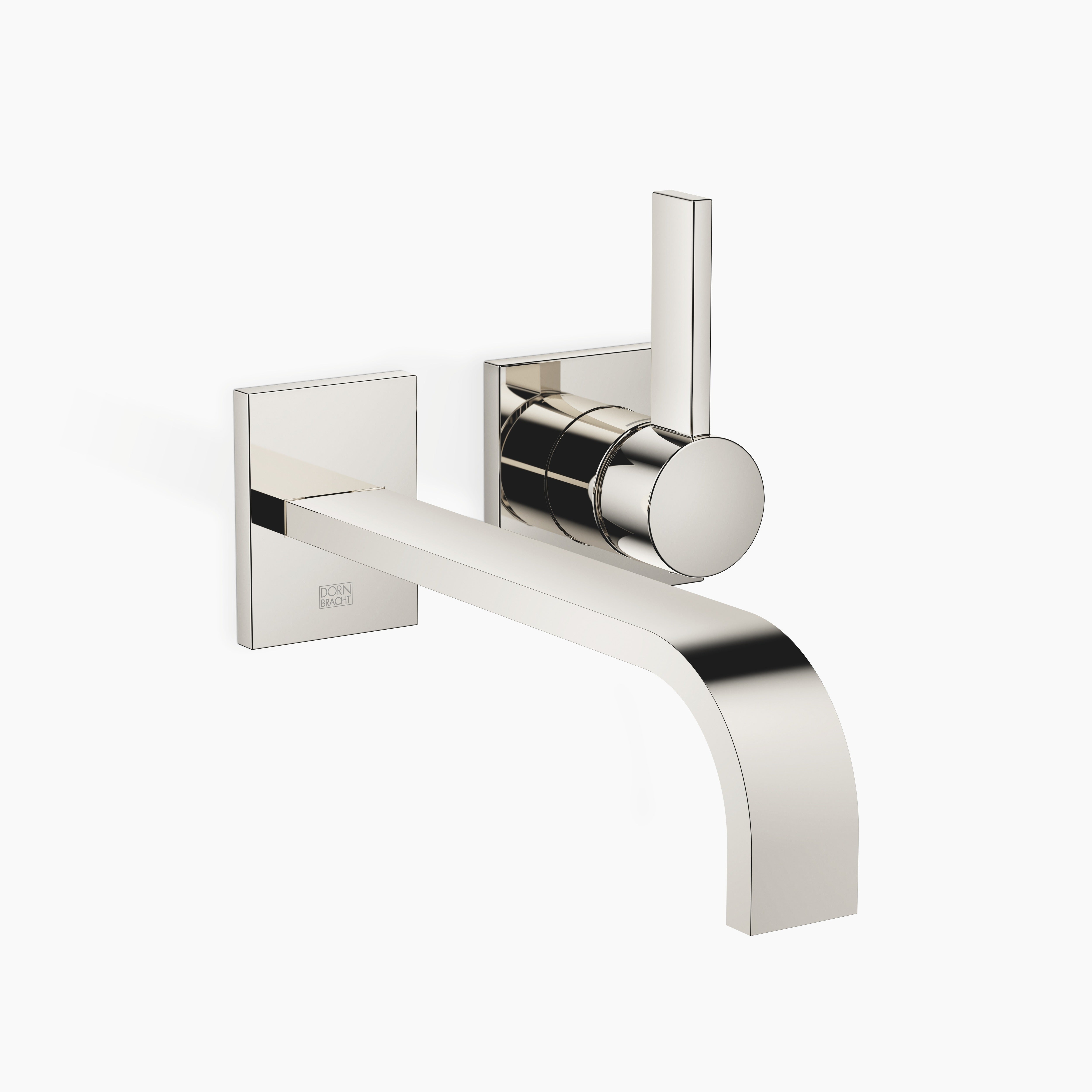 Mem Wall Mounted Single Lever Basin Mixer Without Pop Up Waste Chrome IV