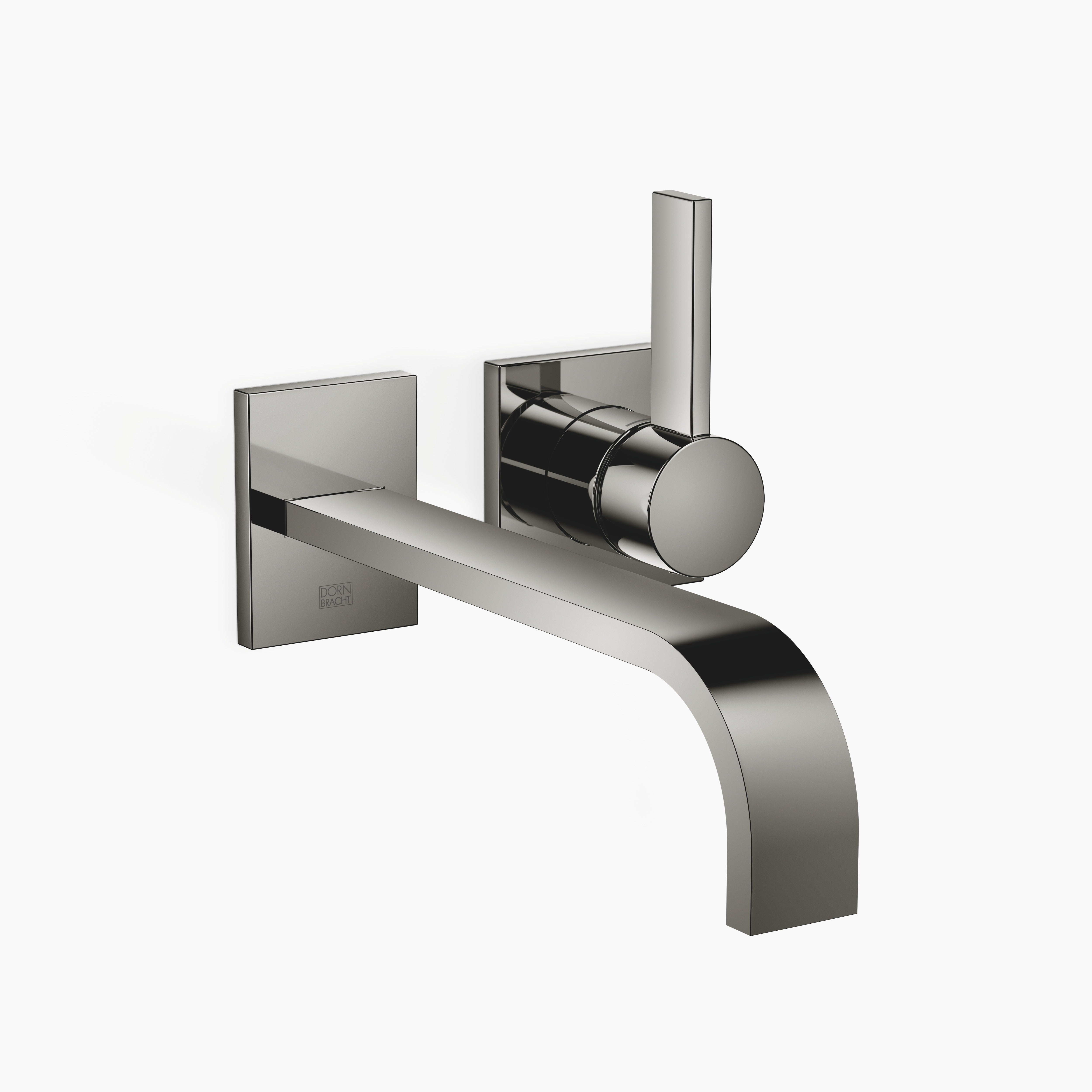 Mem Wall Mounted Single Lever Basin Mixer Without Pop Up Waste Chrome IV