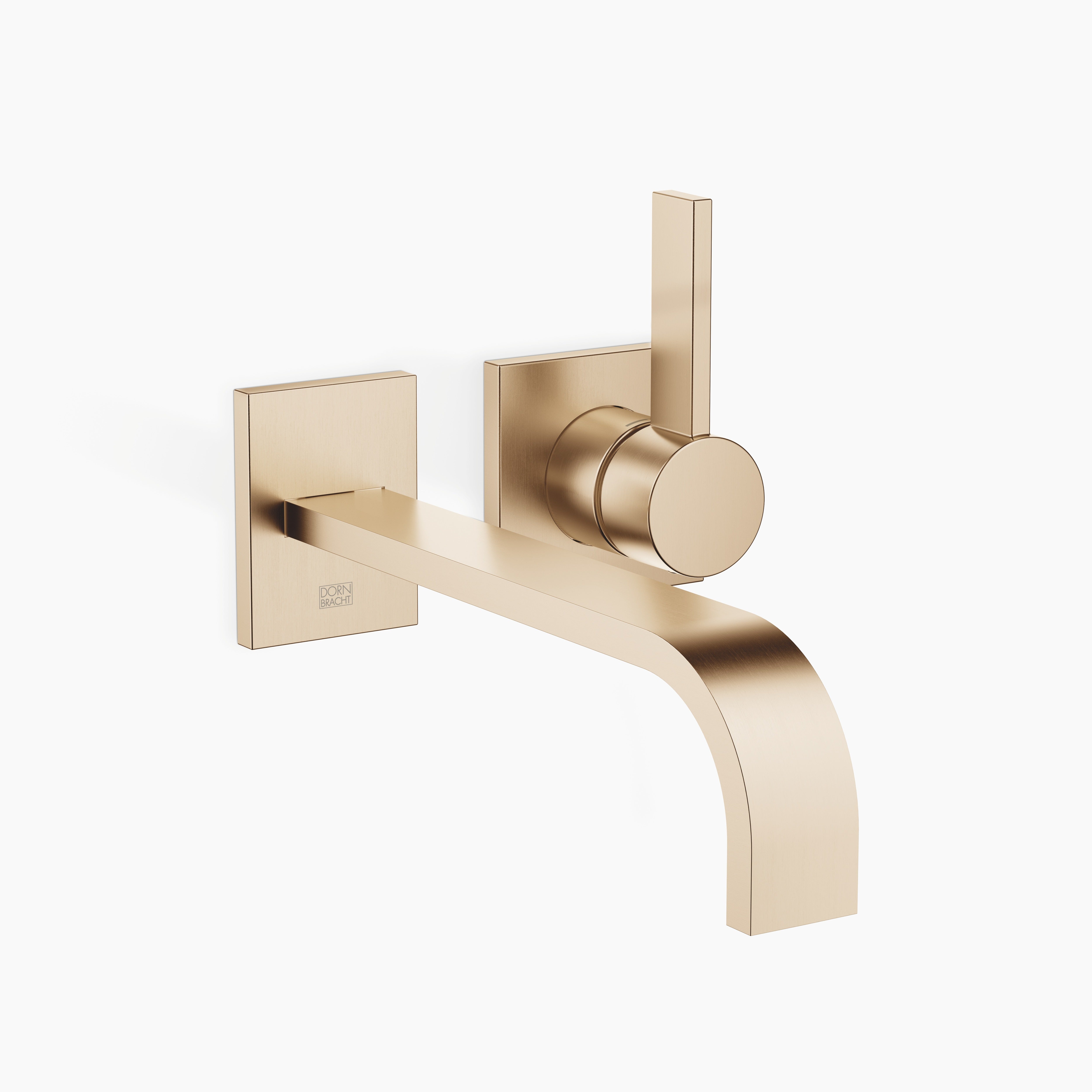 Mem Wall Mounted Single Lever Basin Mixer Without Pop Up Waste Chrome IV