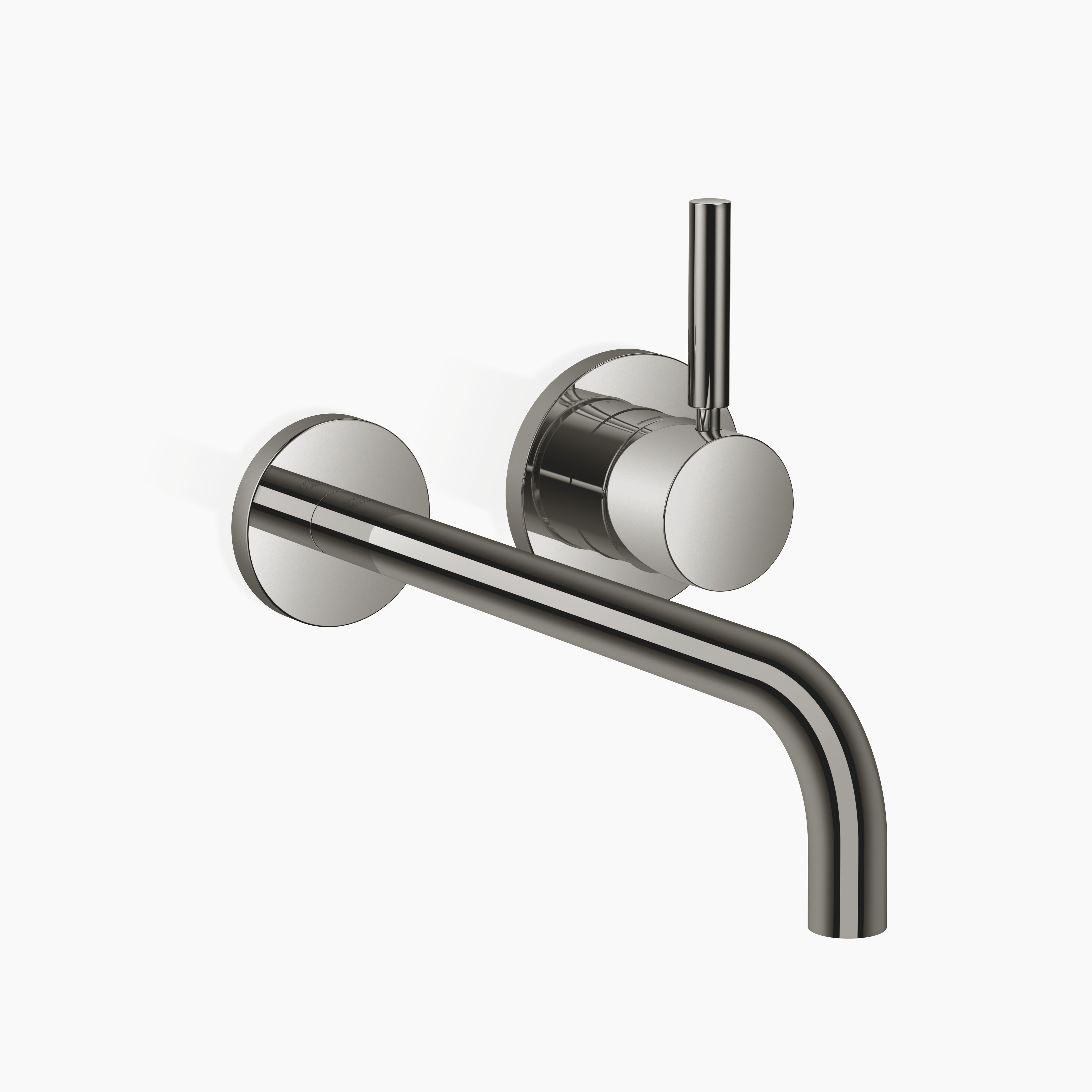 Meta Wall Mounted Single Lever Basin Mixer With Individual Rosettes Chrome II