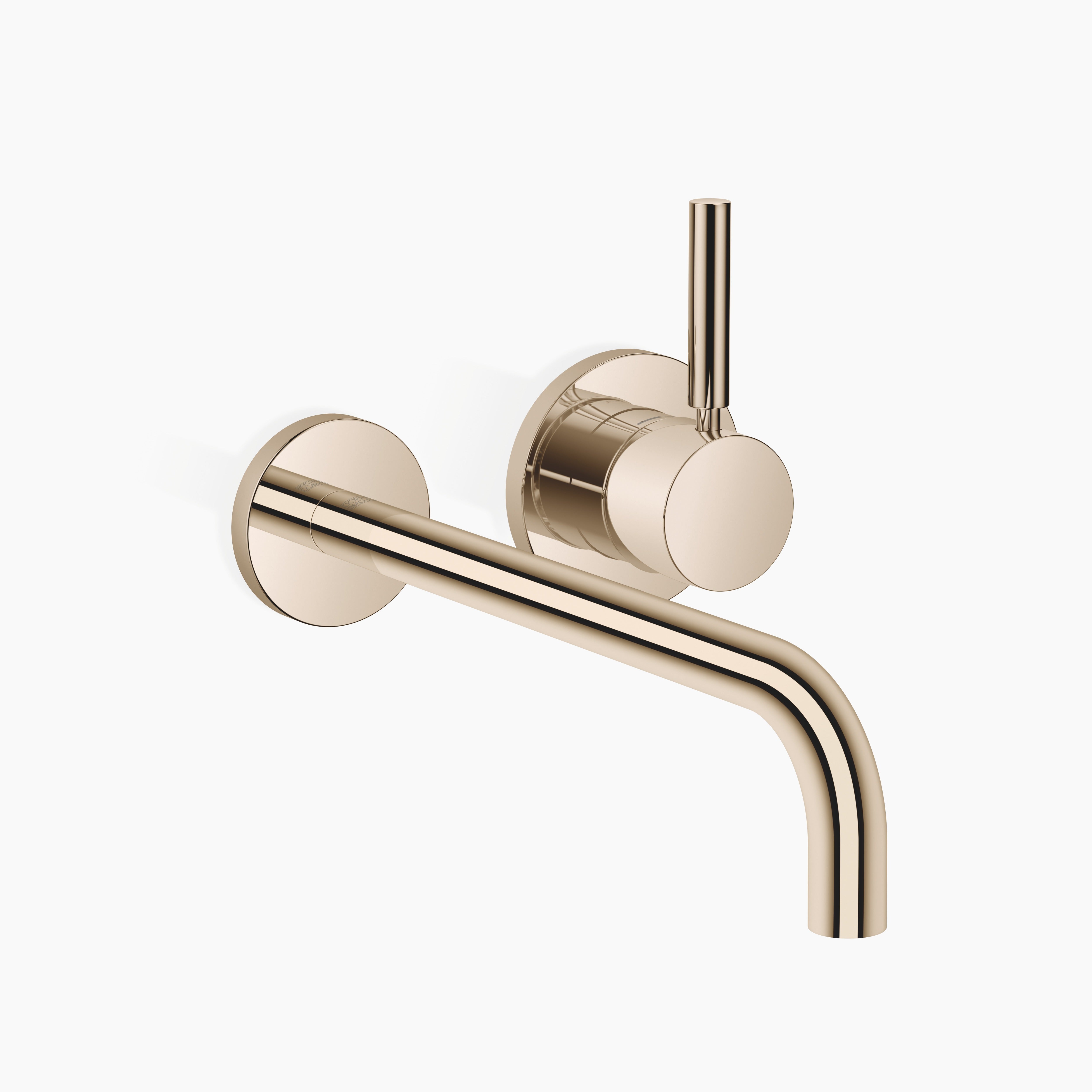 Meta Wall Mounted Single Lever Basin Mixer With Individual Rosettes Chrome II