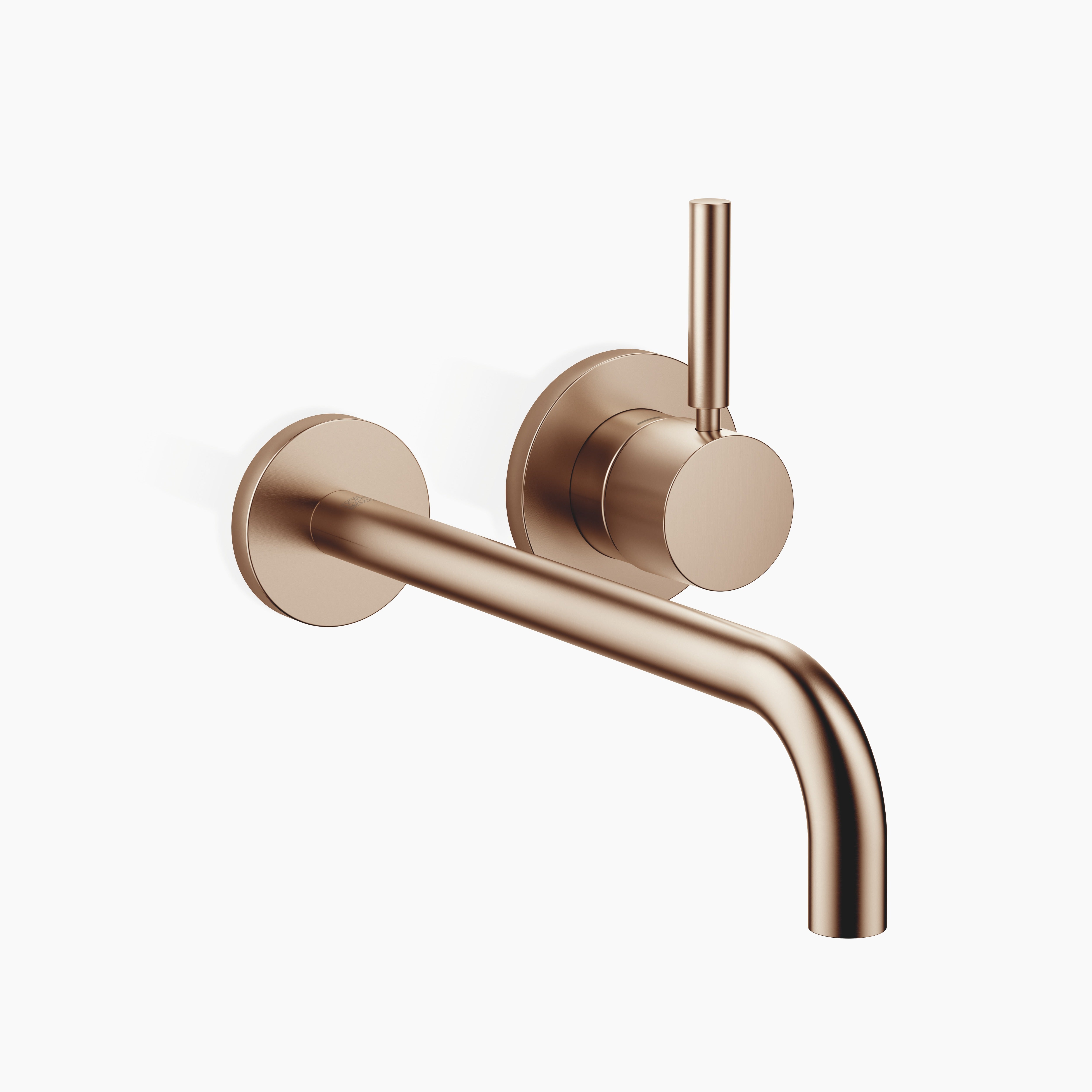 Meta Wall Mounted Single Lever Basin Mixer With Individual Rosettes Chrome II