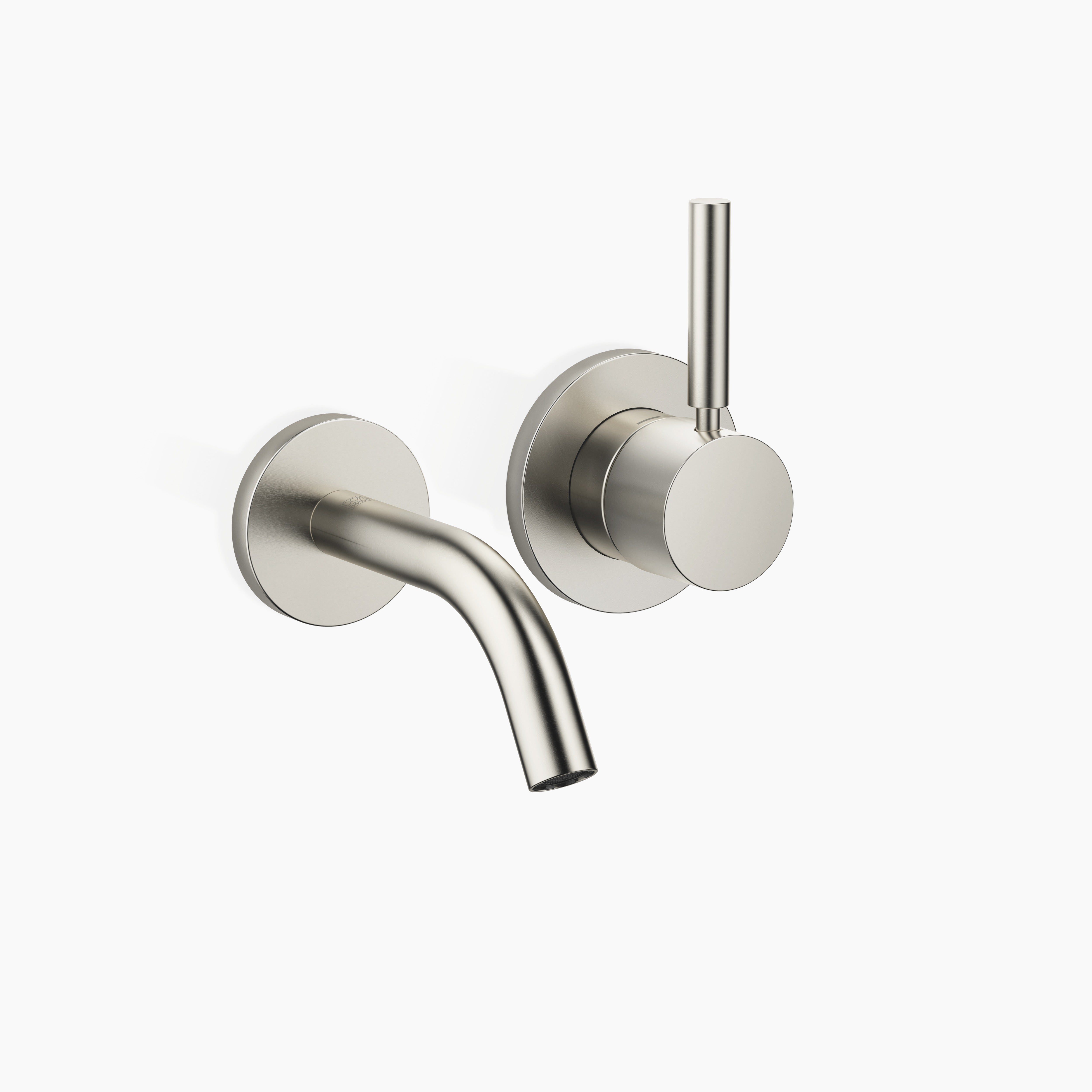 Meta Wall Mounted Single Lever Basin Mixer Without Pop Up Waste Chrome IV