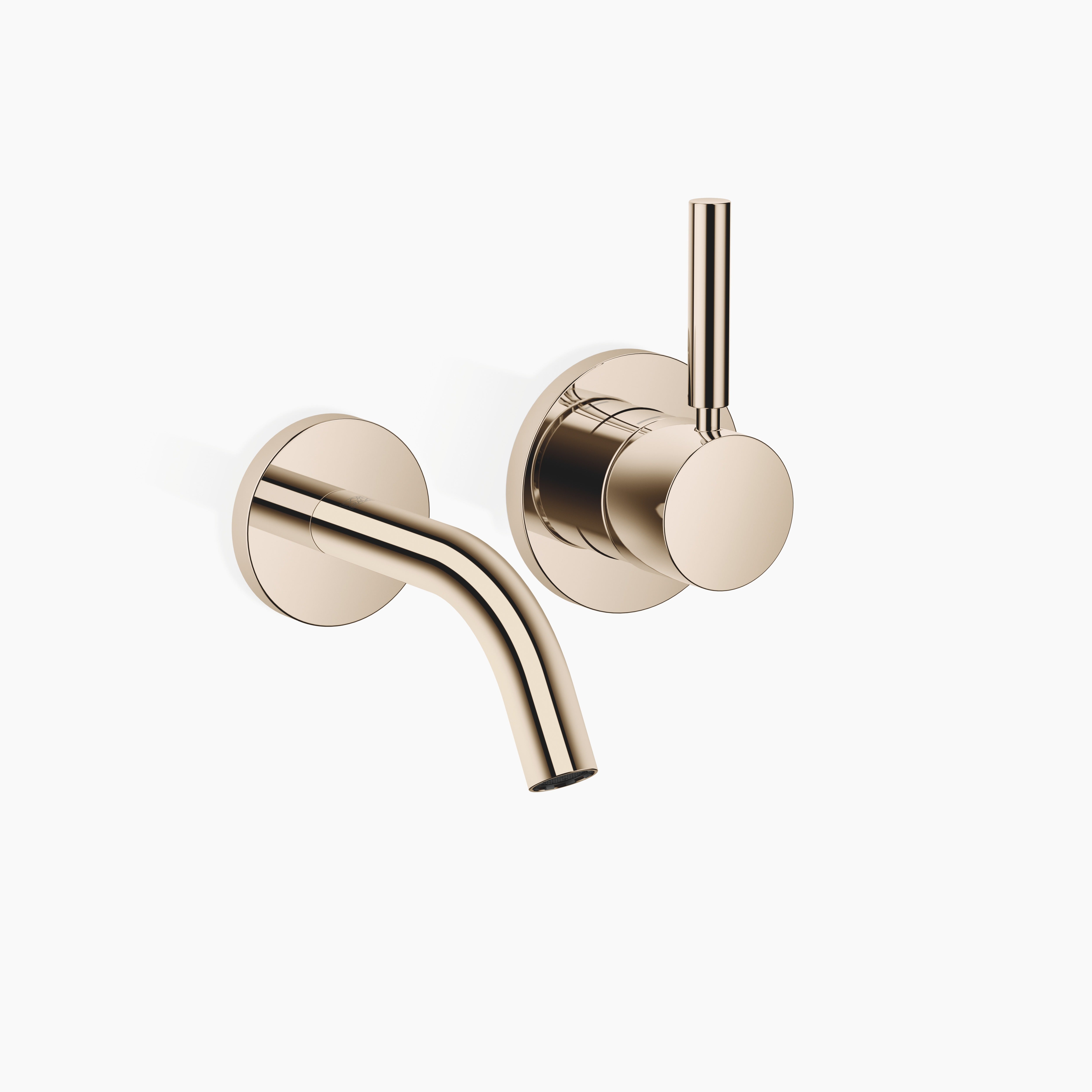 Meta Wall Mounted Single Lever Basin Mixer Without Pop Up Waste Chrome IV