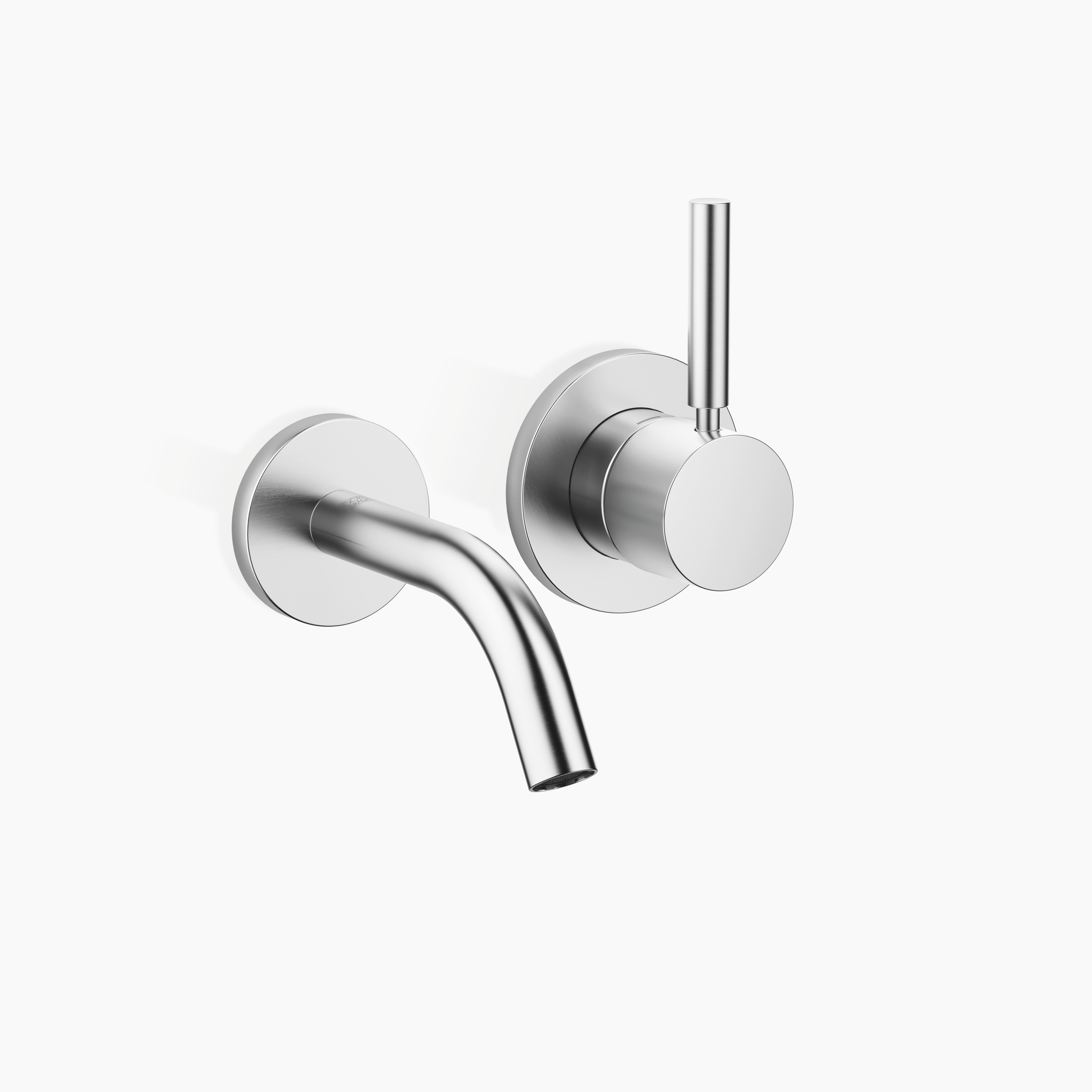 Meta Wall Mounted Single Lever Basin Mixer Without Pop Up Waste Chrome IV