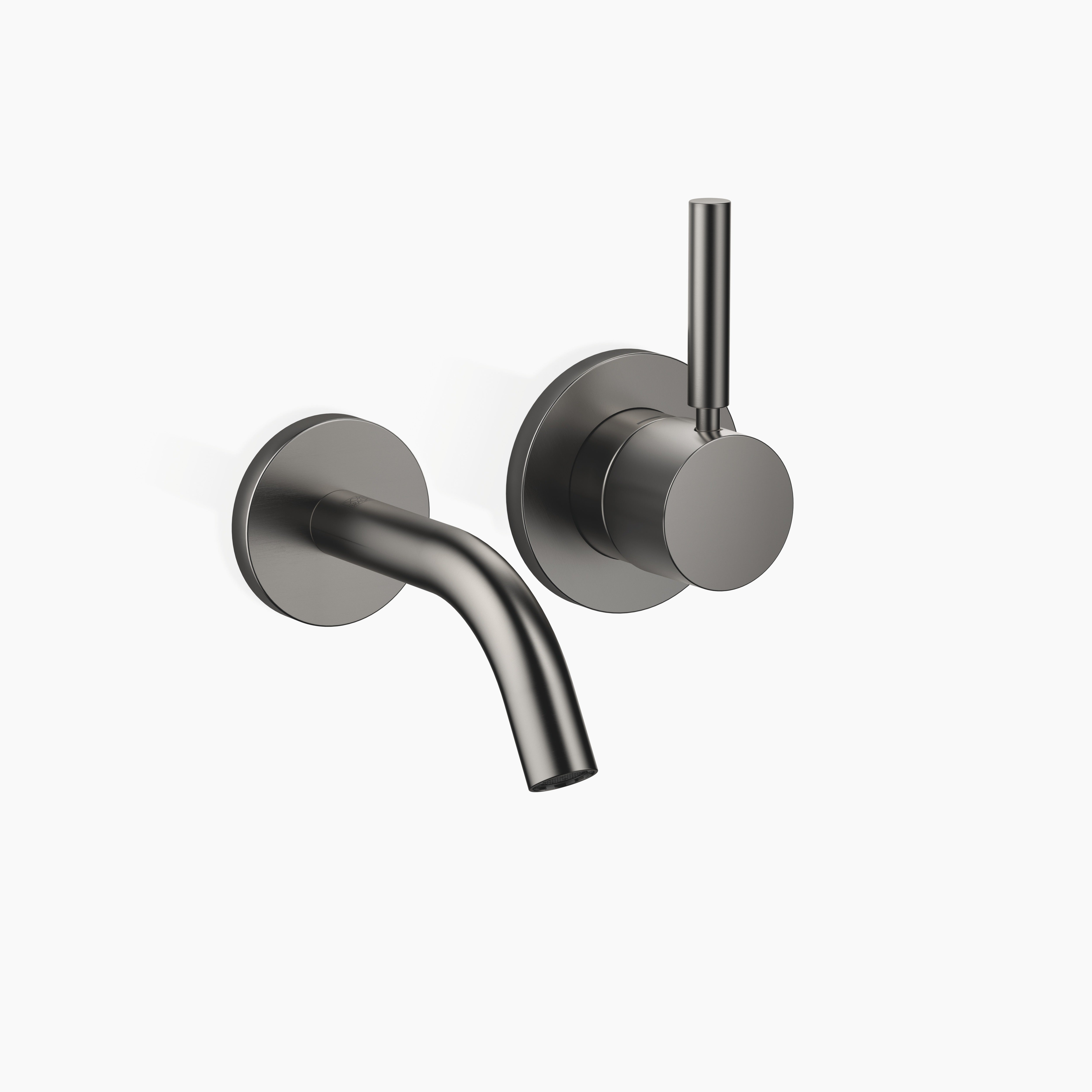 Meta Wall Mounted Single Lever Basin Mixer Without Pop Up Waste Chrome IV