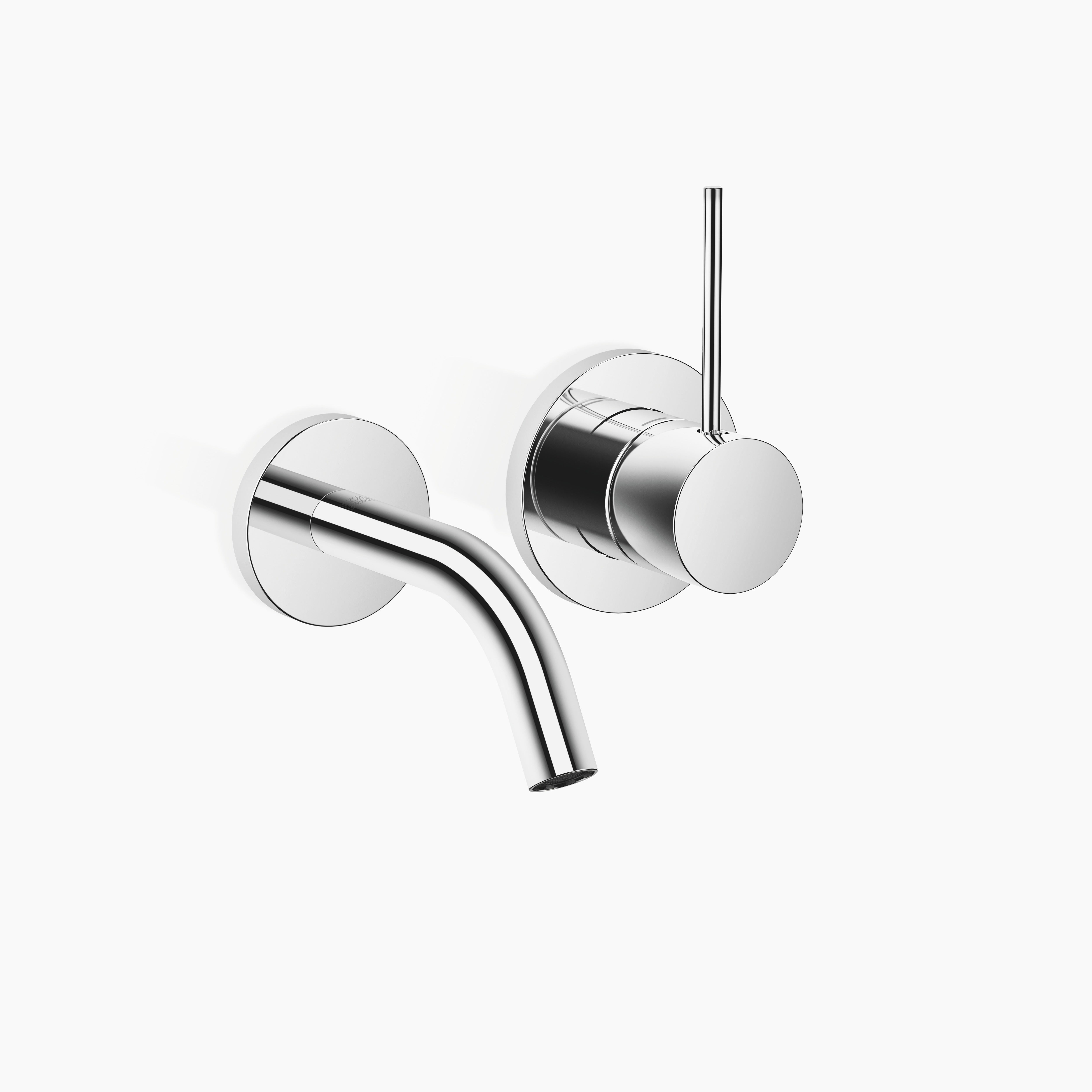 Meta Meta Slim Wall Mounted Single Lever Basin Mixer Without Pop Up Waste Chrome III