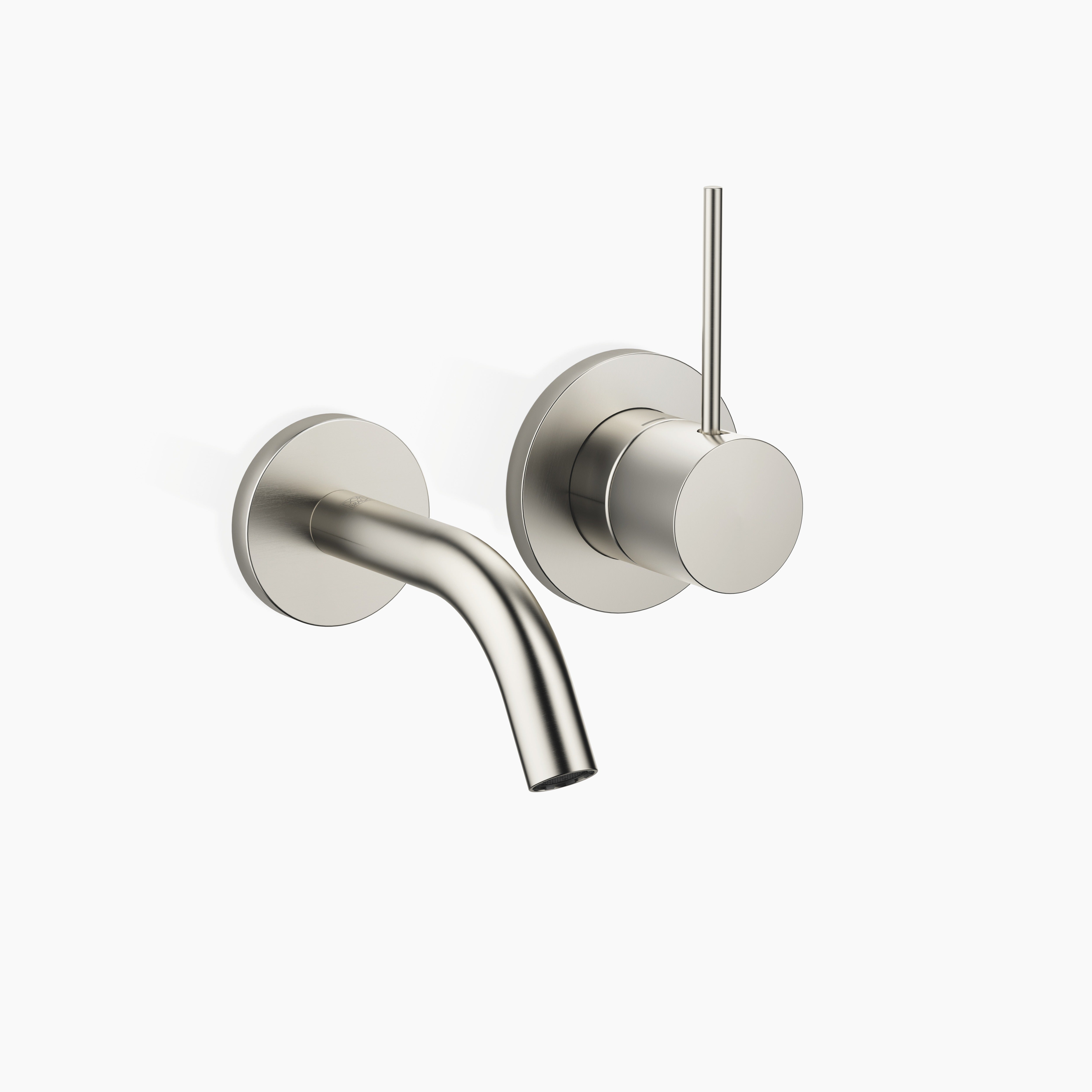 Meta Meta Slim Wall Mounted Single Lever Basin Mixer Without Pop Up Waste Chrome III