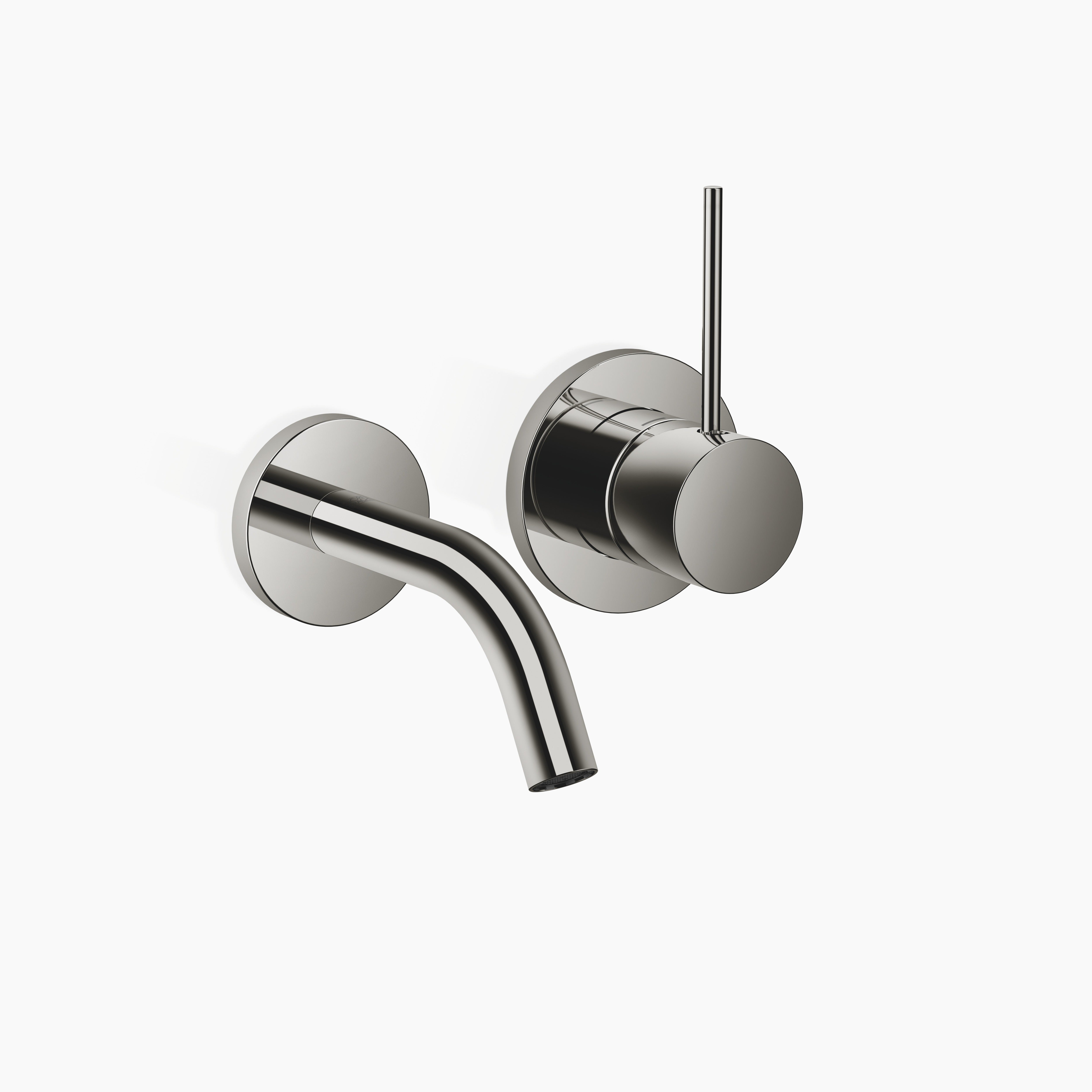 Meta Meta Slim Wall Mounted Single Lever Basin Mixer Without Pop Up Waste Chrome III