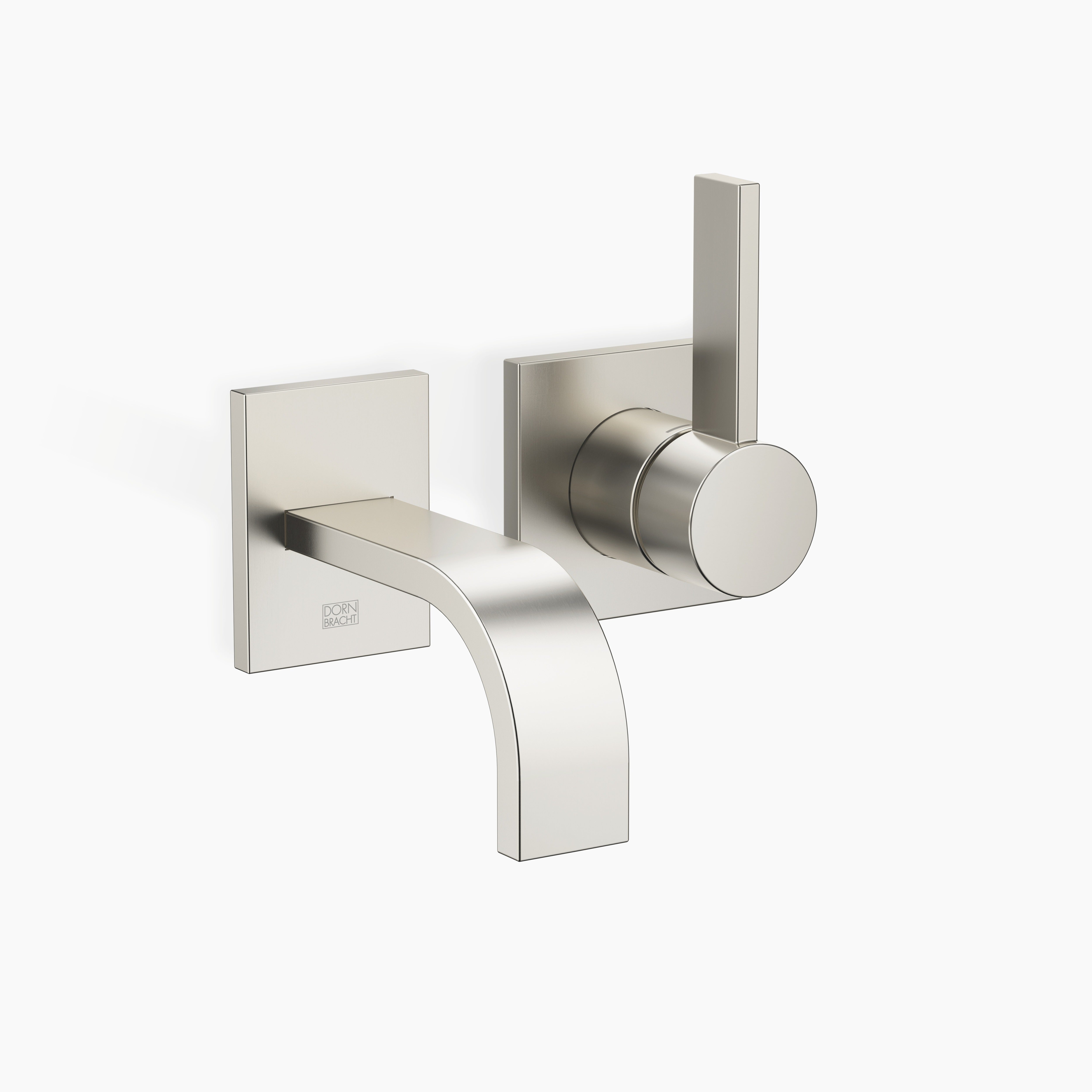 Mem Wall Mounted Single Lever Basin Mixer Without Pop Up Waste Chrome V