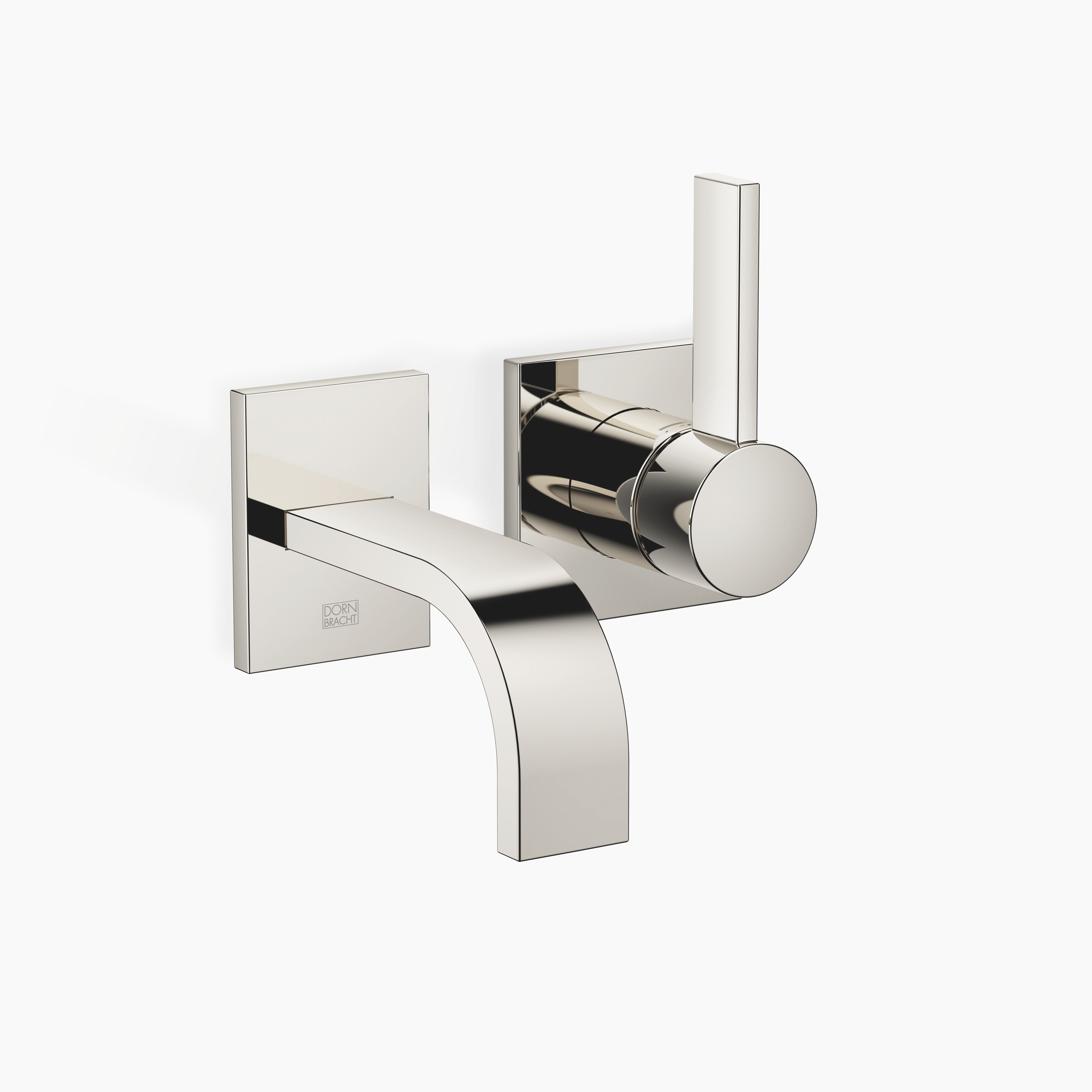 Mem Wall Mounted Single Lever Basin Mixer Without Pop Up Waste Chrome V
