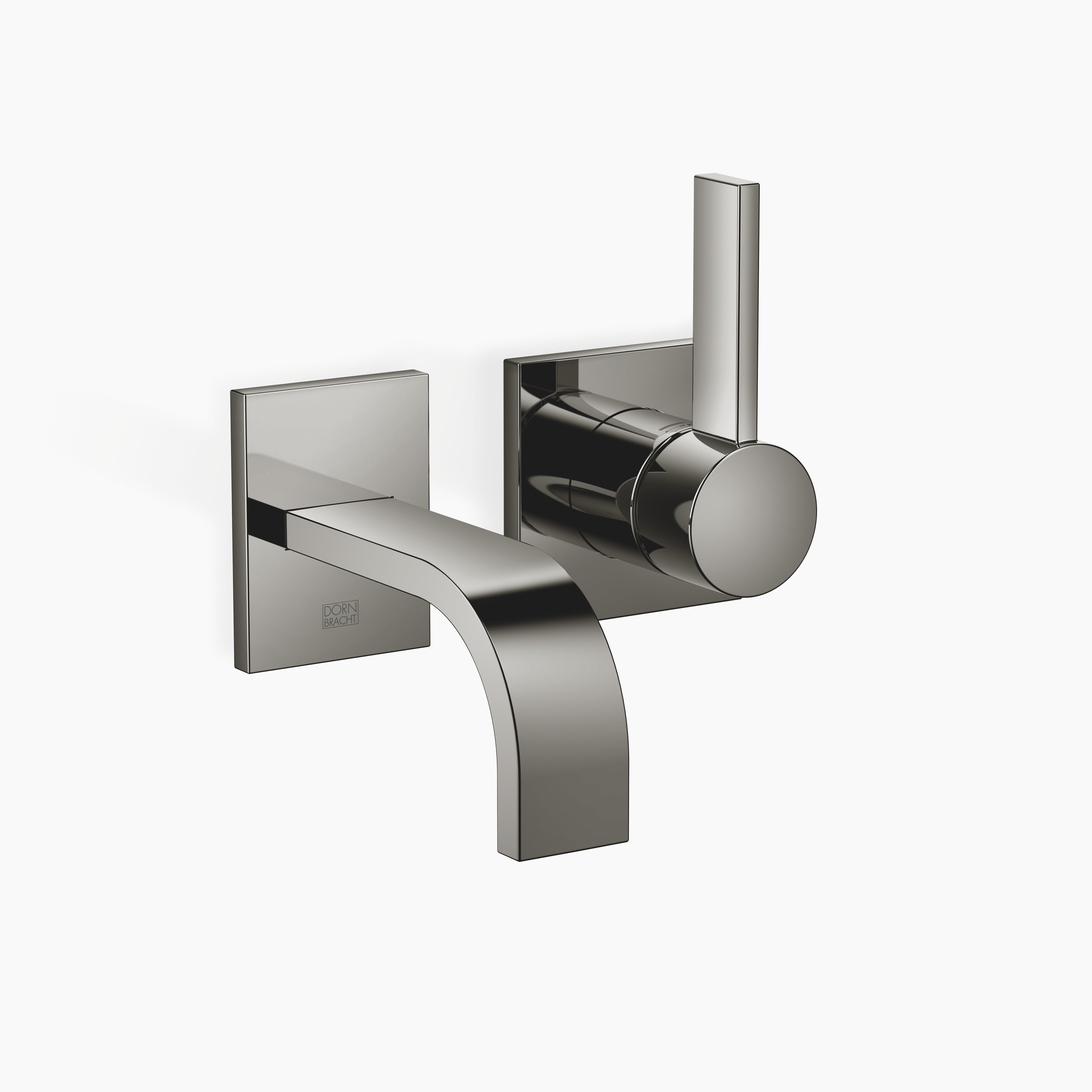 Mem Wall Mounted Single Lever Basin Mixer Without Pop Up Waste Chrome V