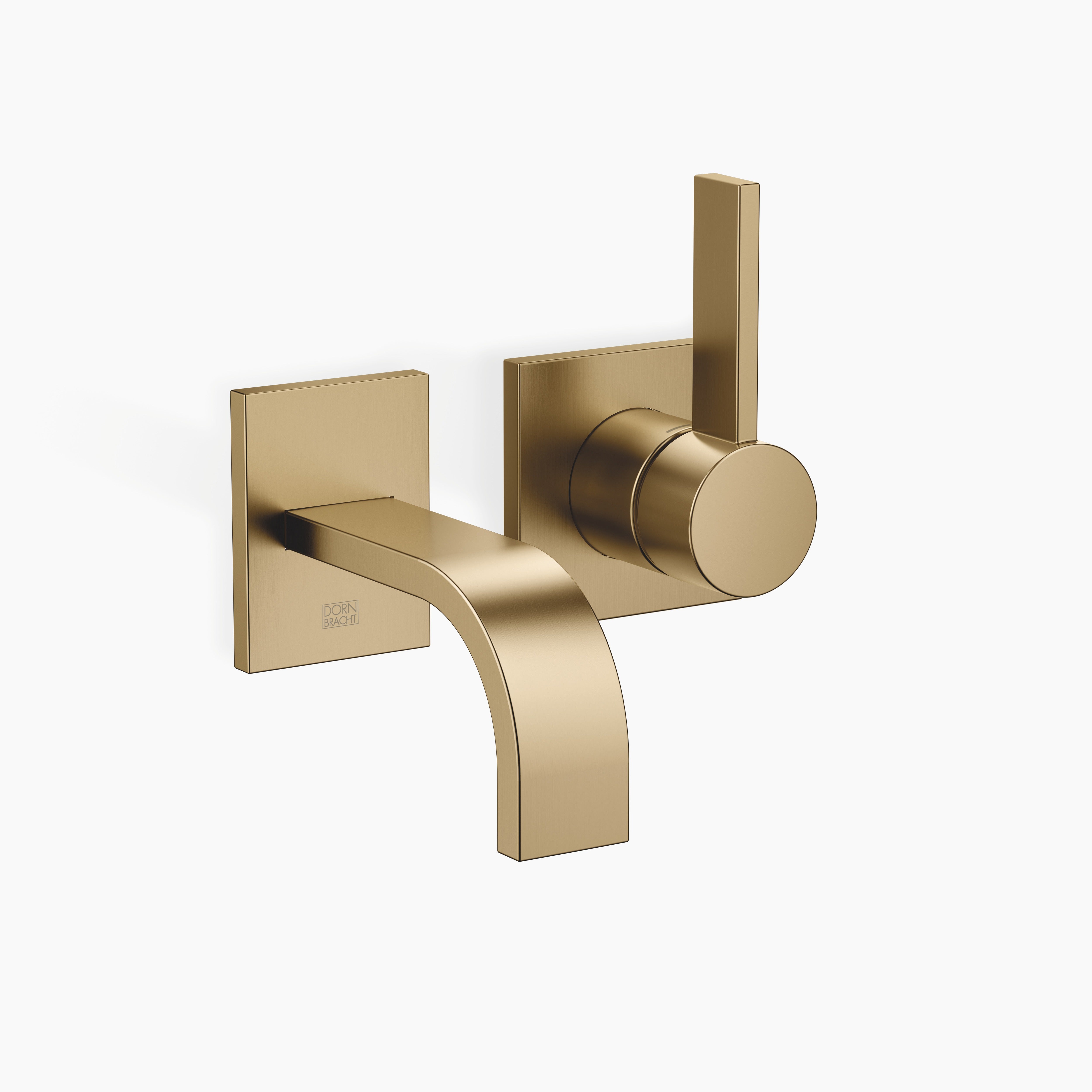 Mem Wall Mounted Single Lever Basin Mixer Without Pop Up Waste Chrome V