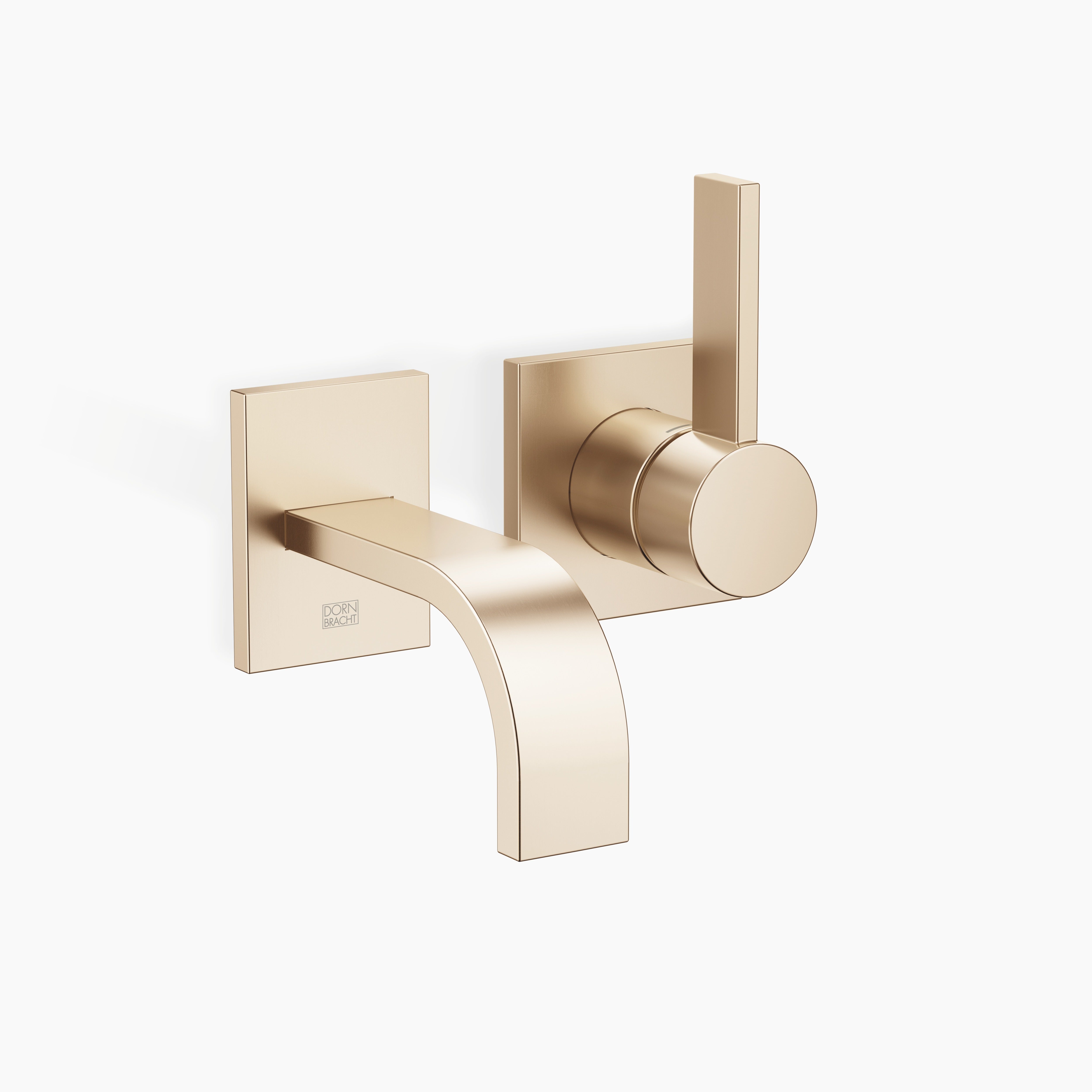 Mem Wall Mounted Single Lever Basin Mixer Without Pop Up Waste Chrome V